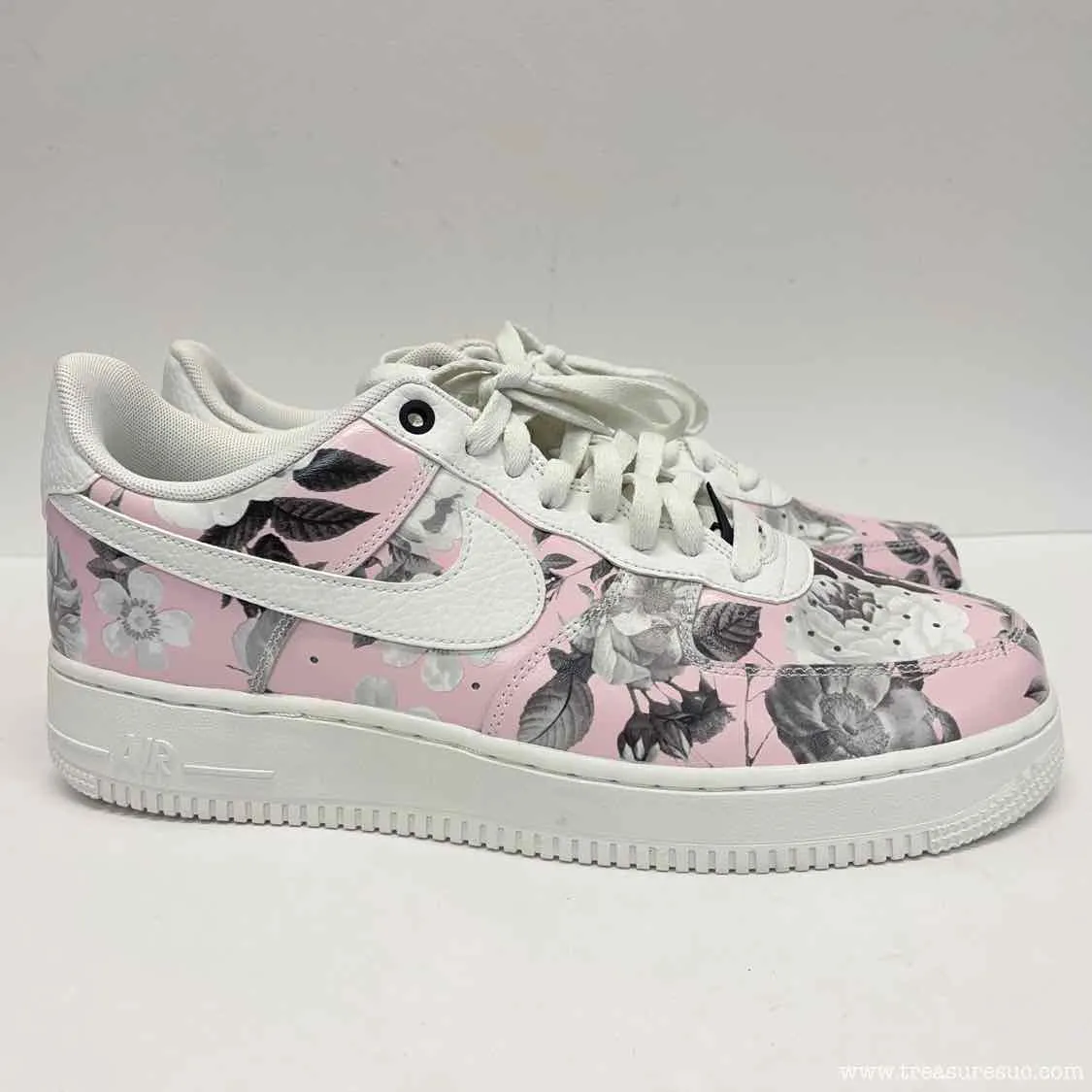 Nike Air Air Force Size 12 Women's Pink-Multi Floral Lace Up Sneakers Asics Gel-quantum 180 4 Running Shoes