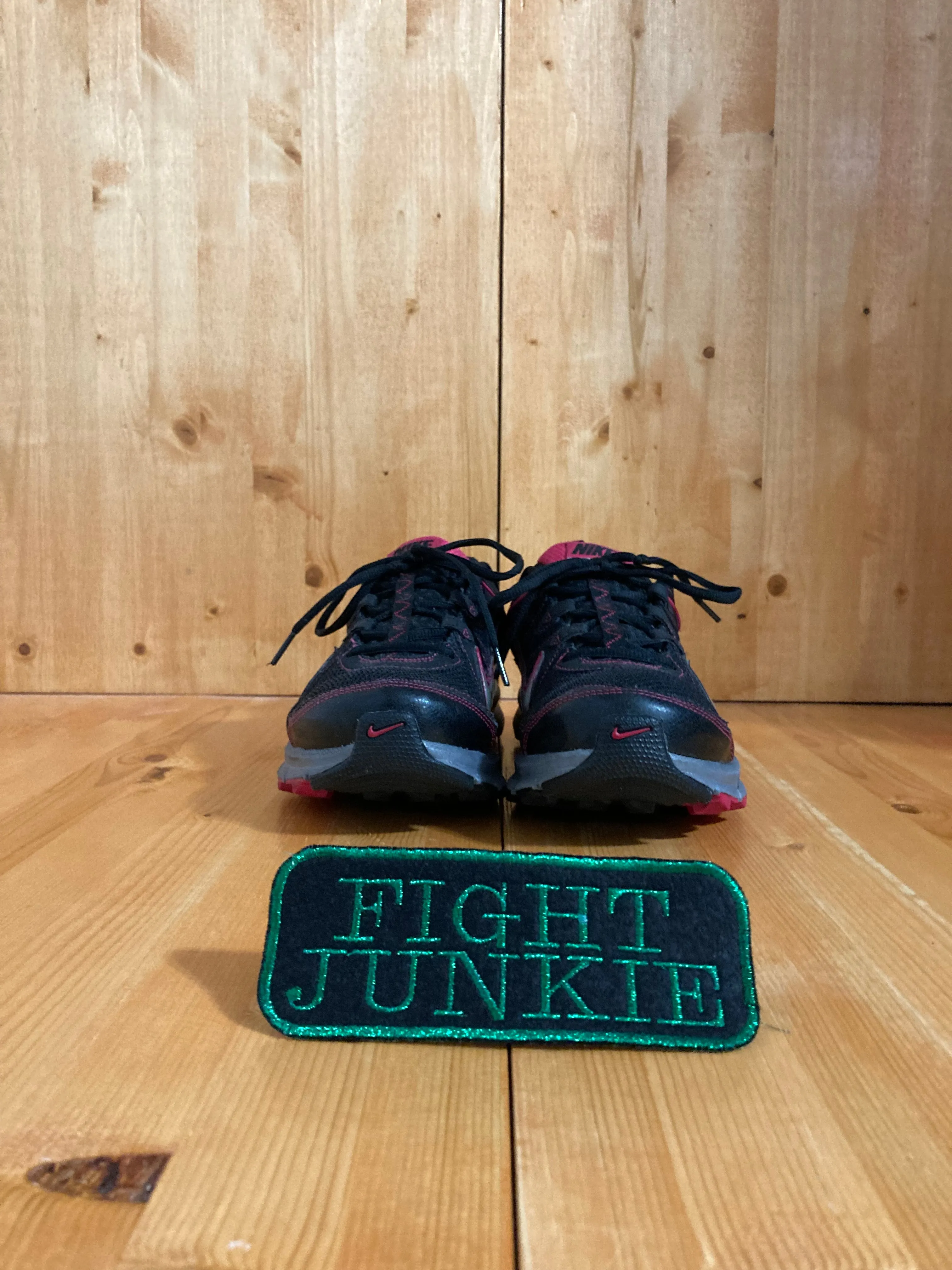 Lightest Trail Running Shoes NIKE AIR ALVORD 9 Women's Size 12 Trail Hiking Shoes Sneakers Black & Pink 443848-001