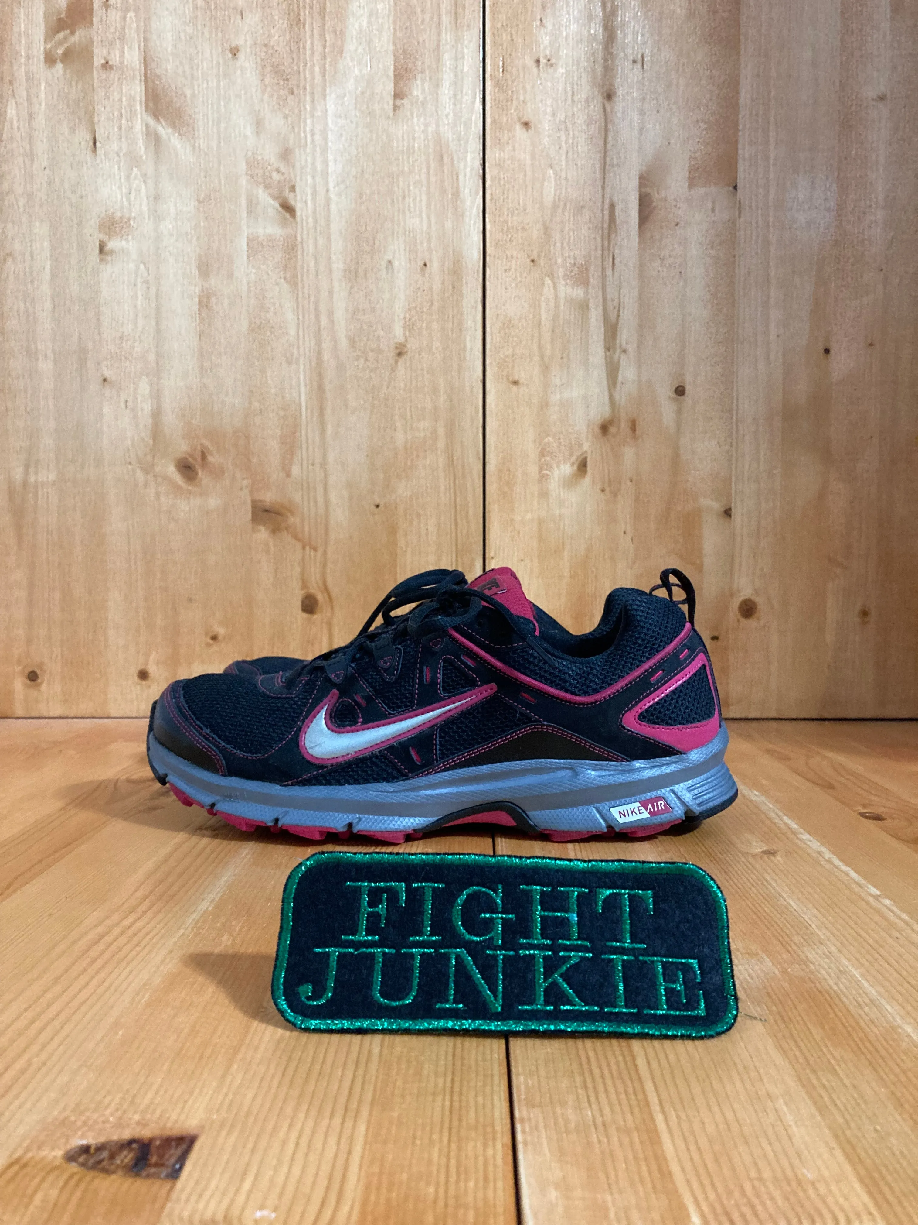 NIKE AIR ALVORD 9 Women's Size 12 Trail Hiking Shoes Sneakers Black & Pink 443848-001 Lightweight Trail Hiking Shoes