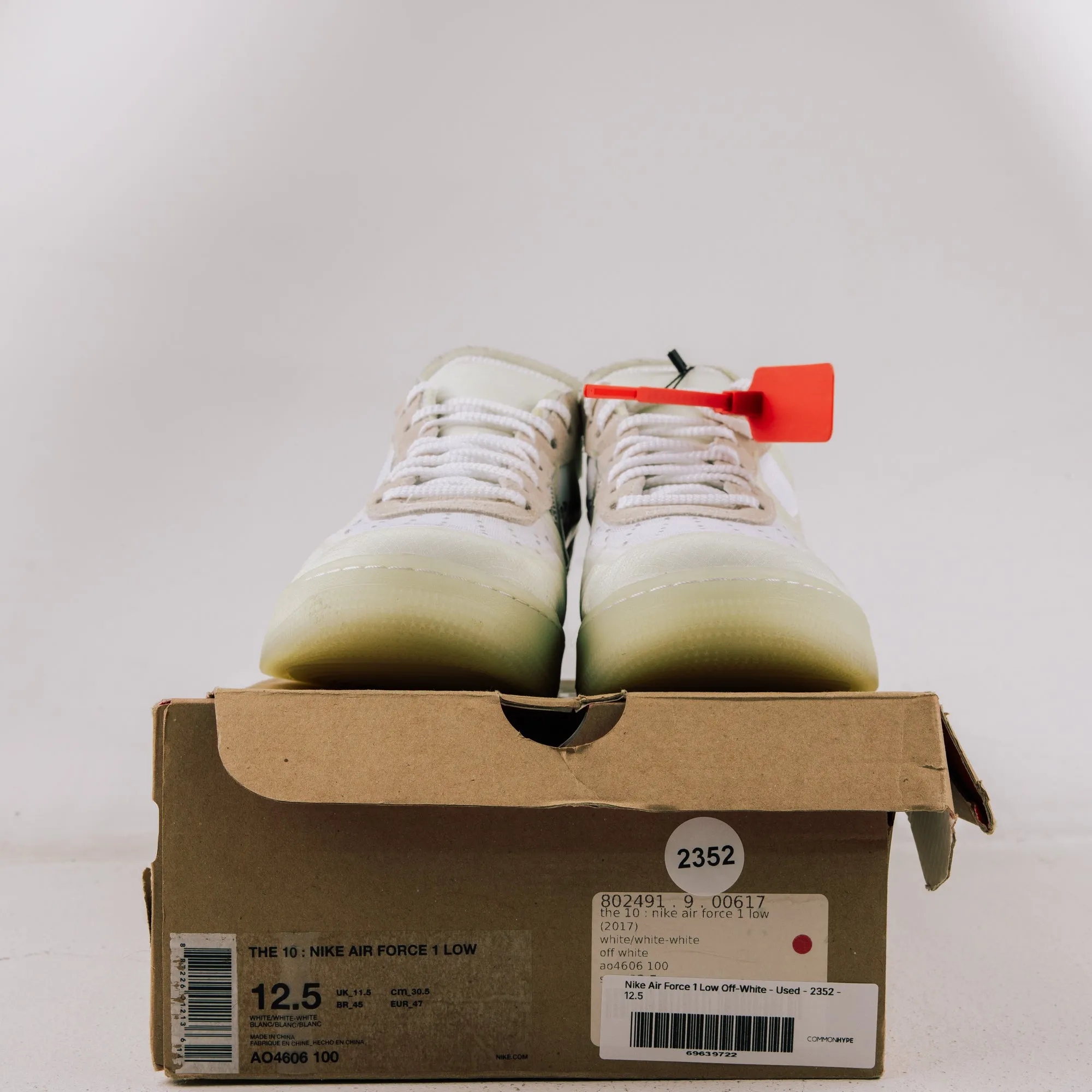 Asics Onitsuka Tiger Running Shoes Nike Air Force 1 Low Off-White - Used - 2352