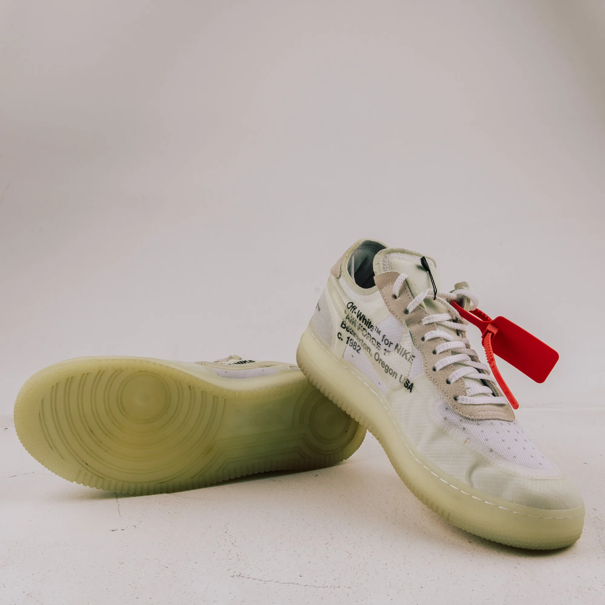 Nike Air Force 1 Low Off-White - Used - 2352 High Arch Shoes Asics
