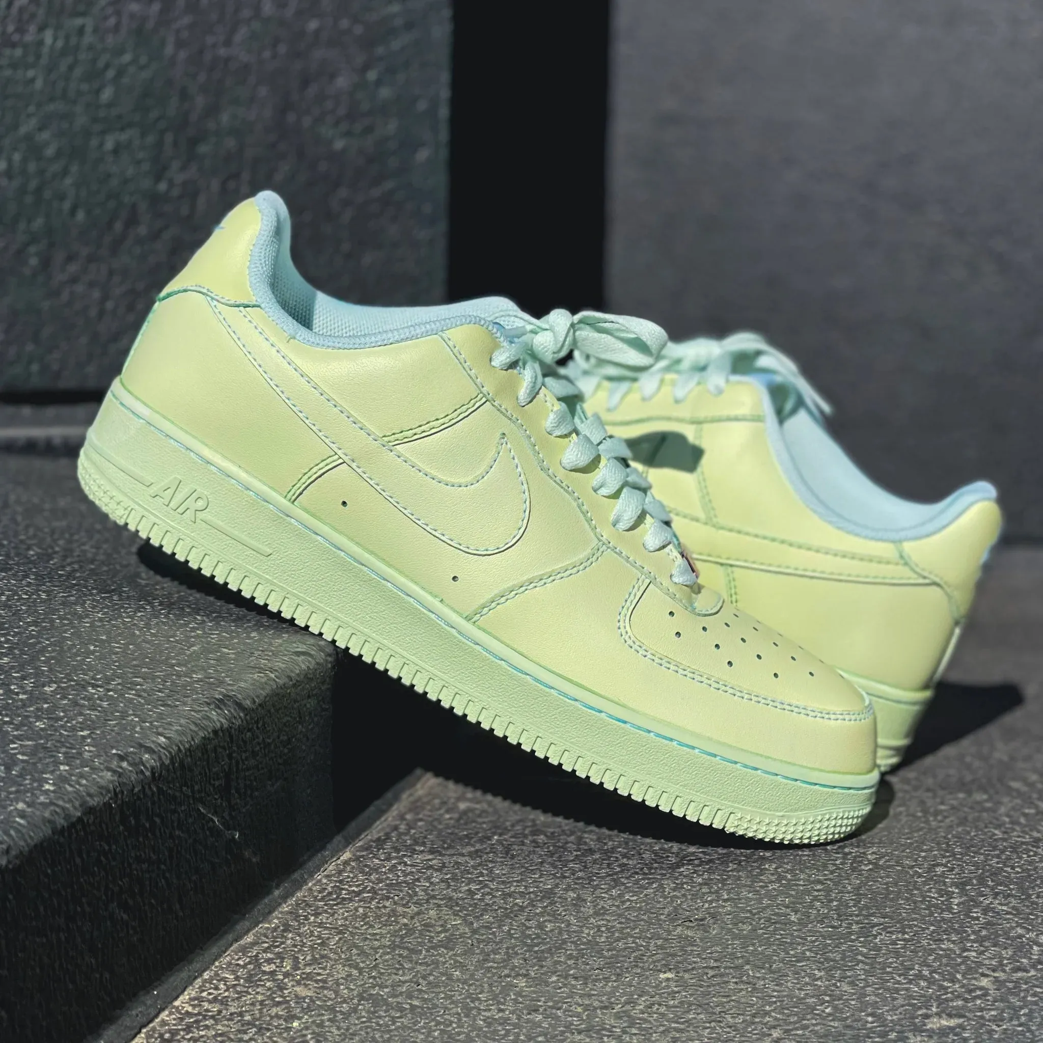 Asics Squat Shoes Nike Air Force 1 "Dip Dye Pastel" (Almost Any Color)