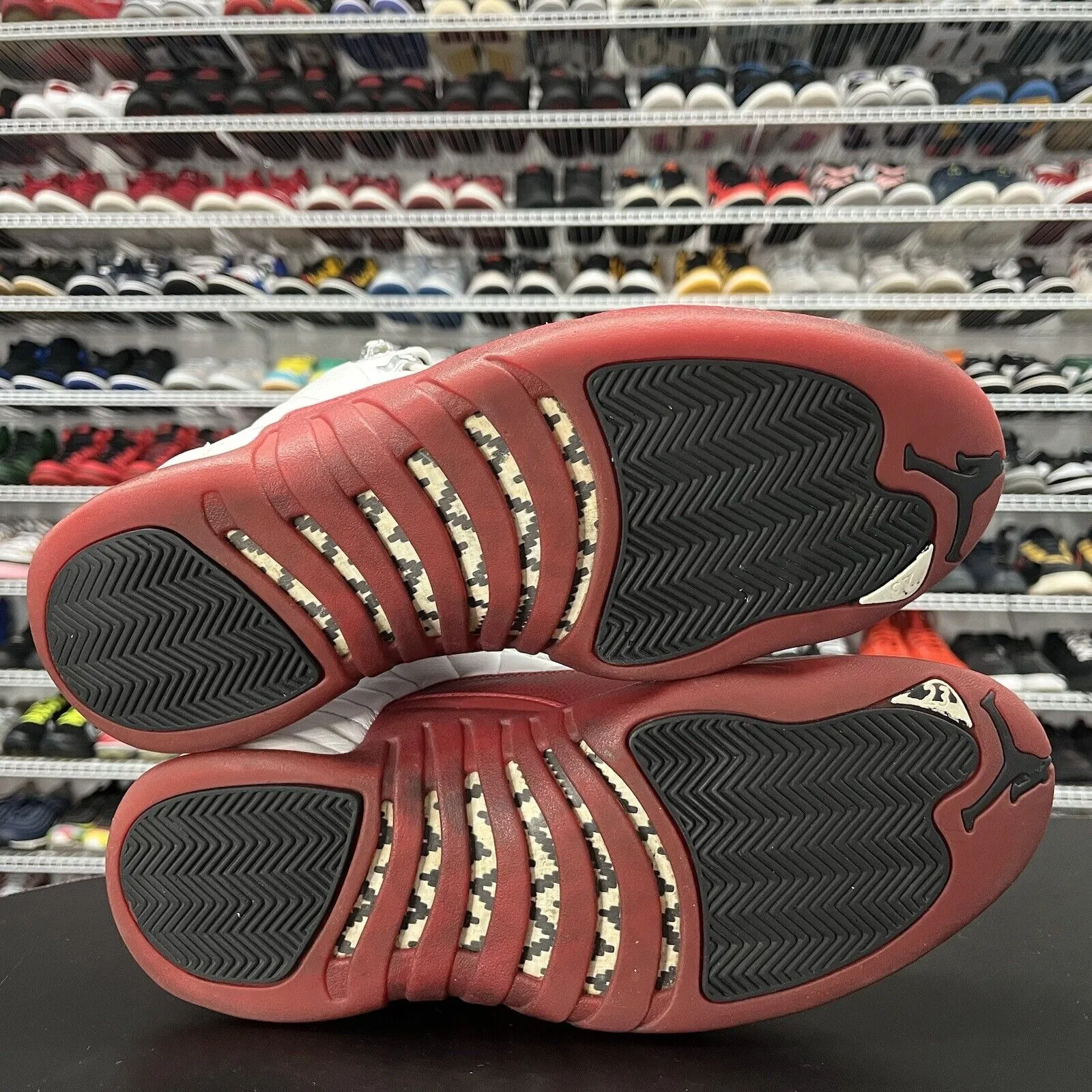 Kiko Kostadinov Asics Shoes Nike Air Jordan 12 Retro OG Cherry 2009 130690-110 Men's Size 12