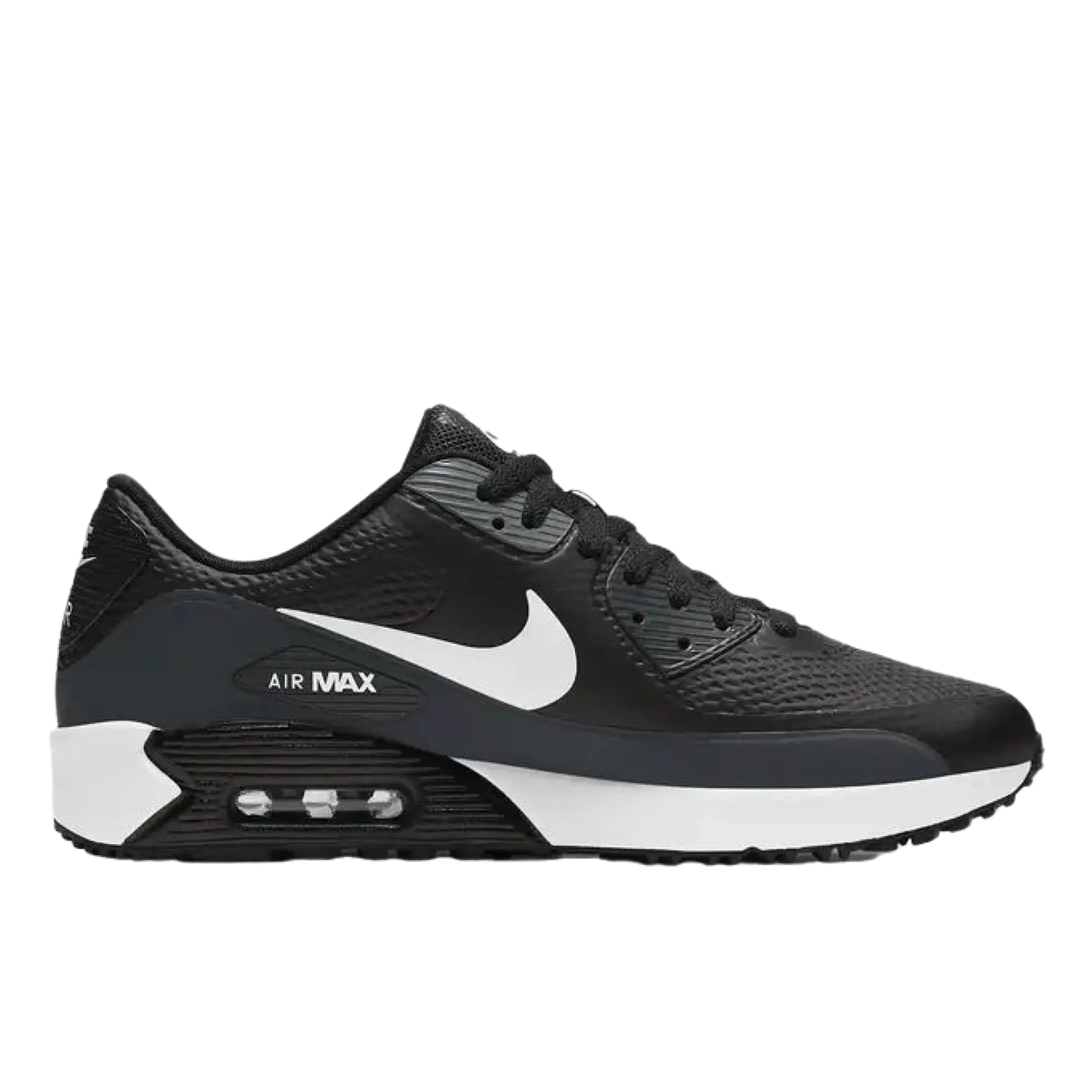 Asics Gel Kayano Trainer Retro Running Shoe NIKE Air Max 90 G Spikeless Golf Shoe - Black/White