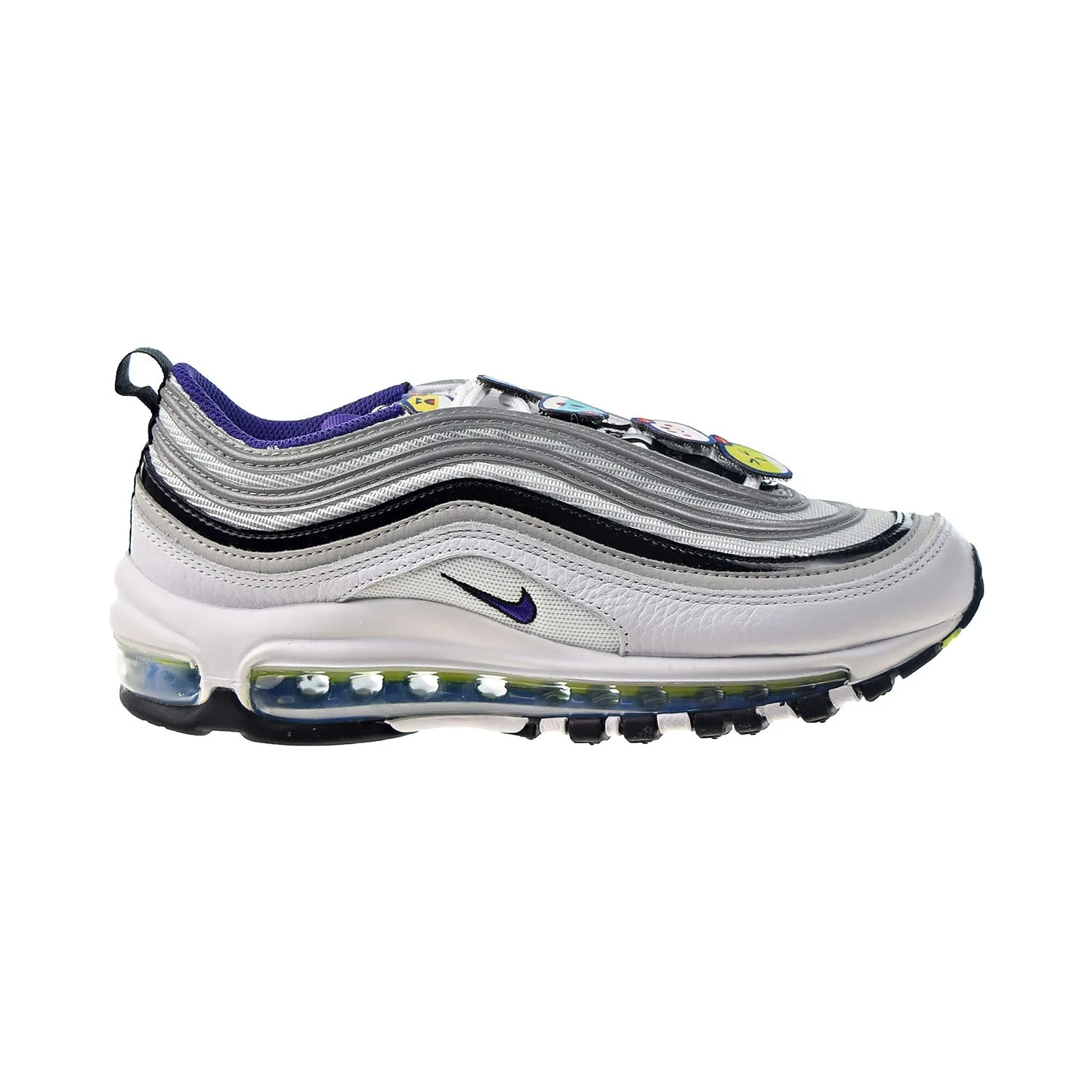 Nike Air Max 97 Men's Shoes White-Court Purple-Black Asics Shoes Wholesale Distributors