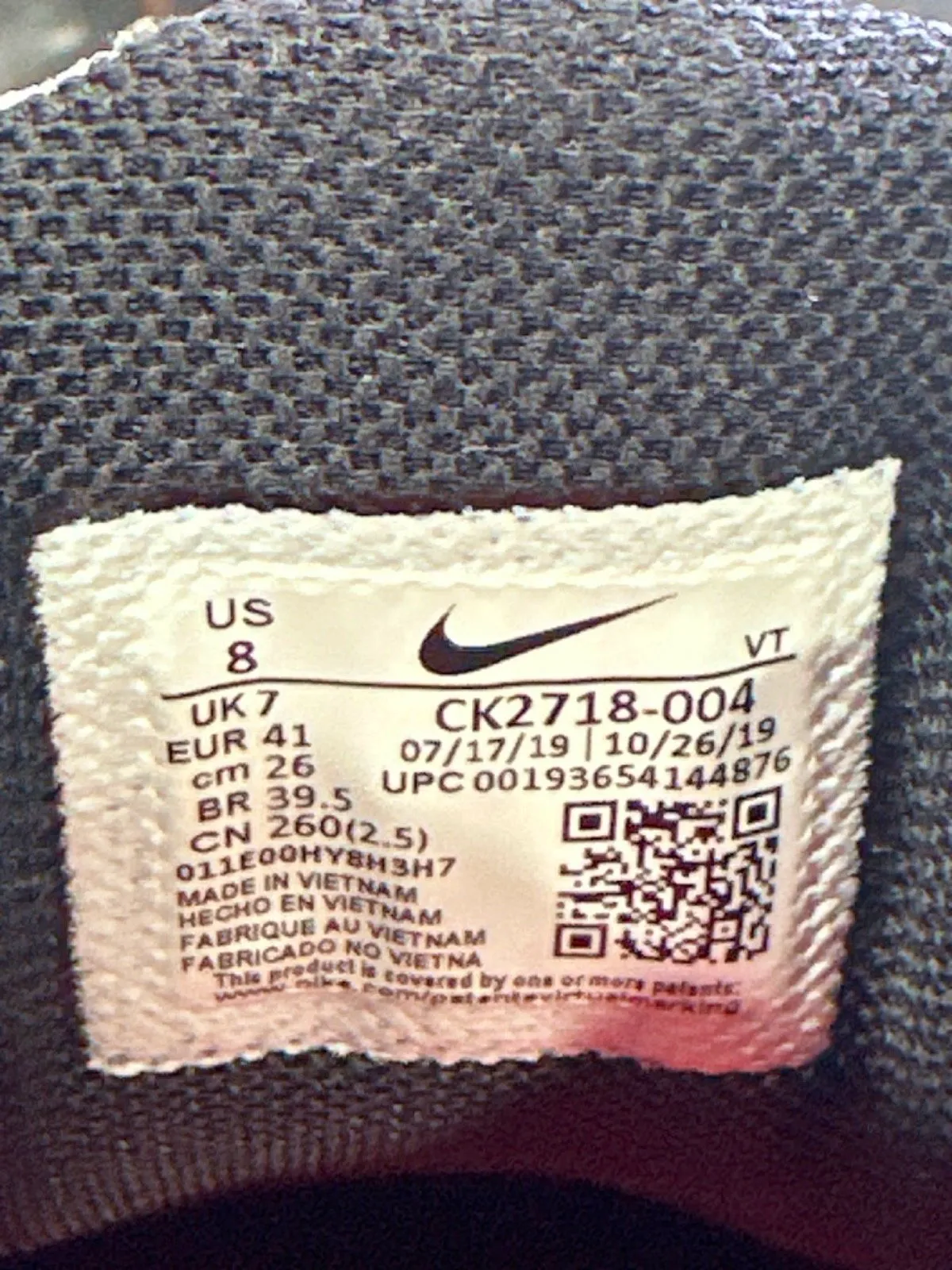 Asics Gel Nimbus 17 Shoe Nike Air VaporMax 360 'Silver' Trainers  UK 7