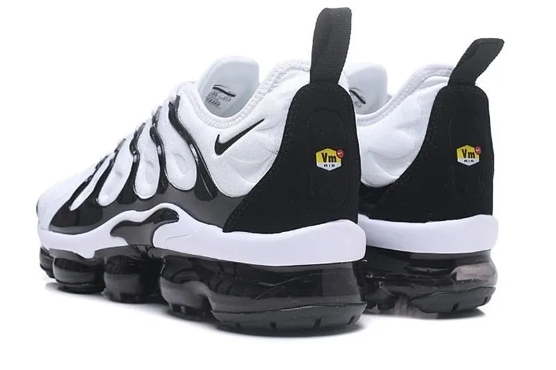 Nike- Air VaporMax Plus TN Women Men's Running Shoes Triple Black New Arrival Authentic Breathable Outdoor Sneakers 36-45 Best Asics Tempo Shoes