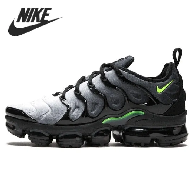 Nike- Air VaporMax Plus TN Women Men's Running Shoes Triple Black New Arrival Authentic Breathable Outdoor Sneakers 36-45 Asics Gt-2000 8 Running Shoes