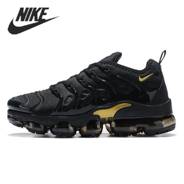 Best Asics Running Shoes For Underpronation Nike- Air VaporMax Plus TN Women Men's Running Shoes Triple Black New Arrival Authentic Breathable Outdoor Sneakers 36-45