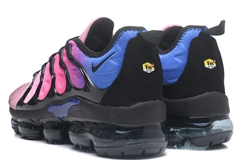 Asics Toddler Shoes Nike- Air VaporMax Plus TN Women Men's Running Shoes Triple Black New Arrival Authentic Breathable Outdoor Sneakers 36-45