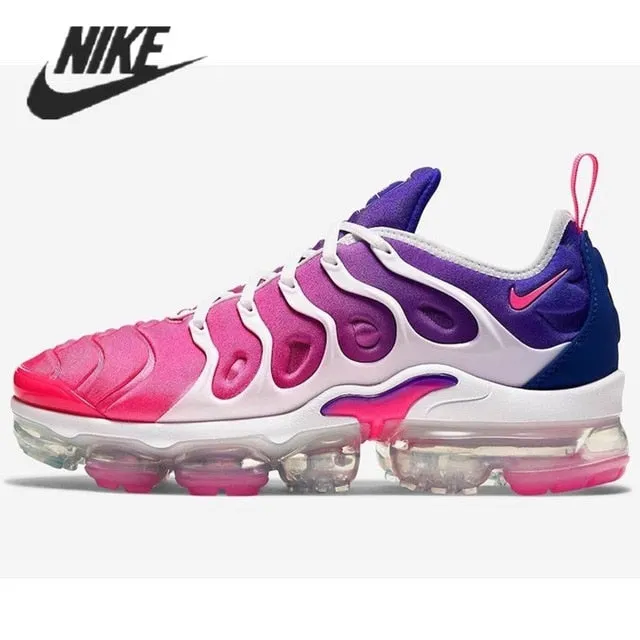 Tennis Shoes Asics Gel Resolution 7 Nike- Air VaporMax Plus TN Women Men's Running Shoes Triple Black New Arrival Authentic Breathable Outdoor Sneakers 36-45