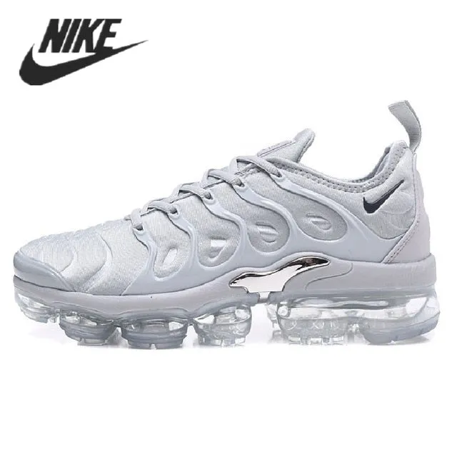 Nike- Air VaporMax Plus TN Women Men's Running Shoes Triple Black New Arrival Authentic Breathable Outdoor Sneakers 36-45 Asics 727 Tiger Weightlifting Shoes
