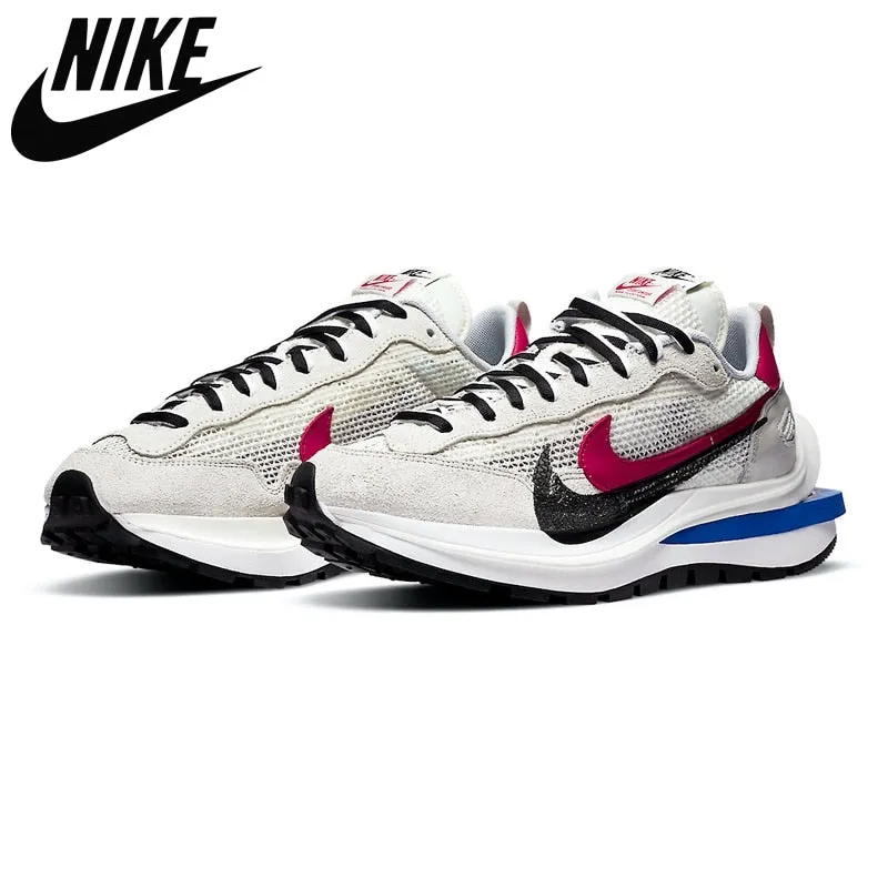 Nike- Authentic Sacai x VaporWaffle Mens Running Shoes Royal Fuchsia String Villain Red Pegasus Vaporfly Shoes Sports Shoes Asics Vibram Shoes