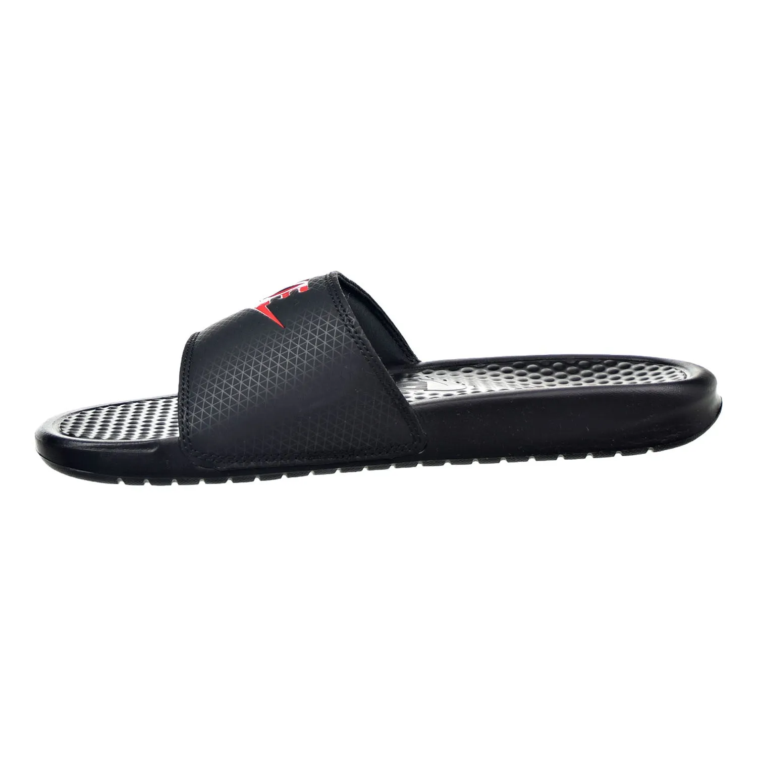 Dirty Slippers Nike Benassi JDI Men's Sandals Black/Challenge Red