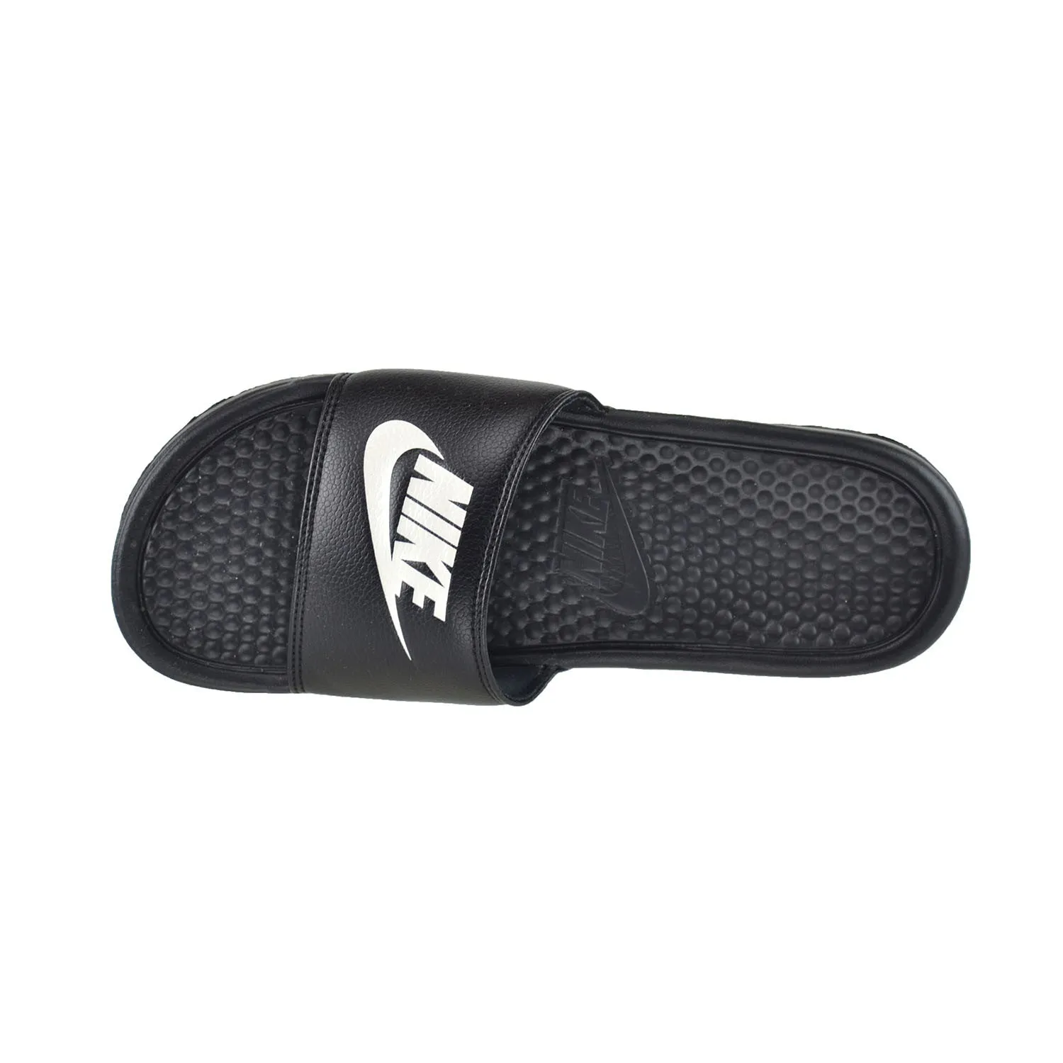 Nike Benassi JDI Men's Sandals Black/White Black Gold Slides