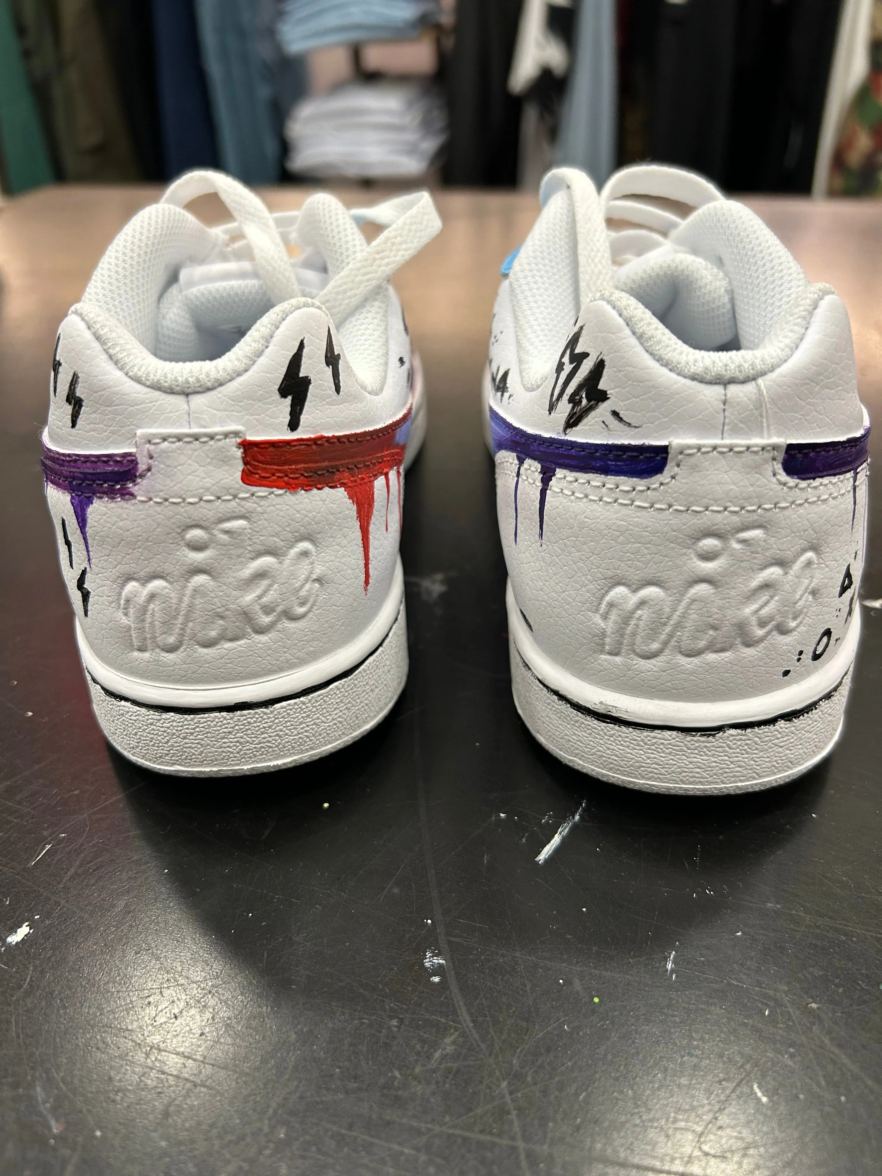 Asics Volleyball Shoes 2017 Nike Ebernon Custom Graffiti