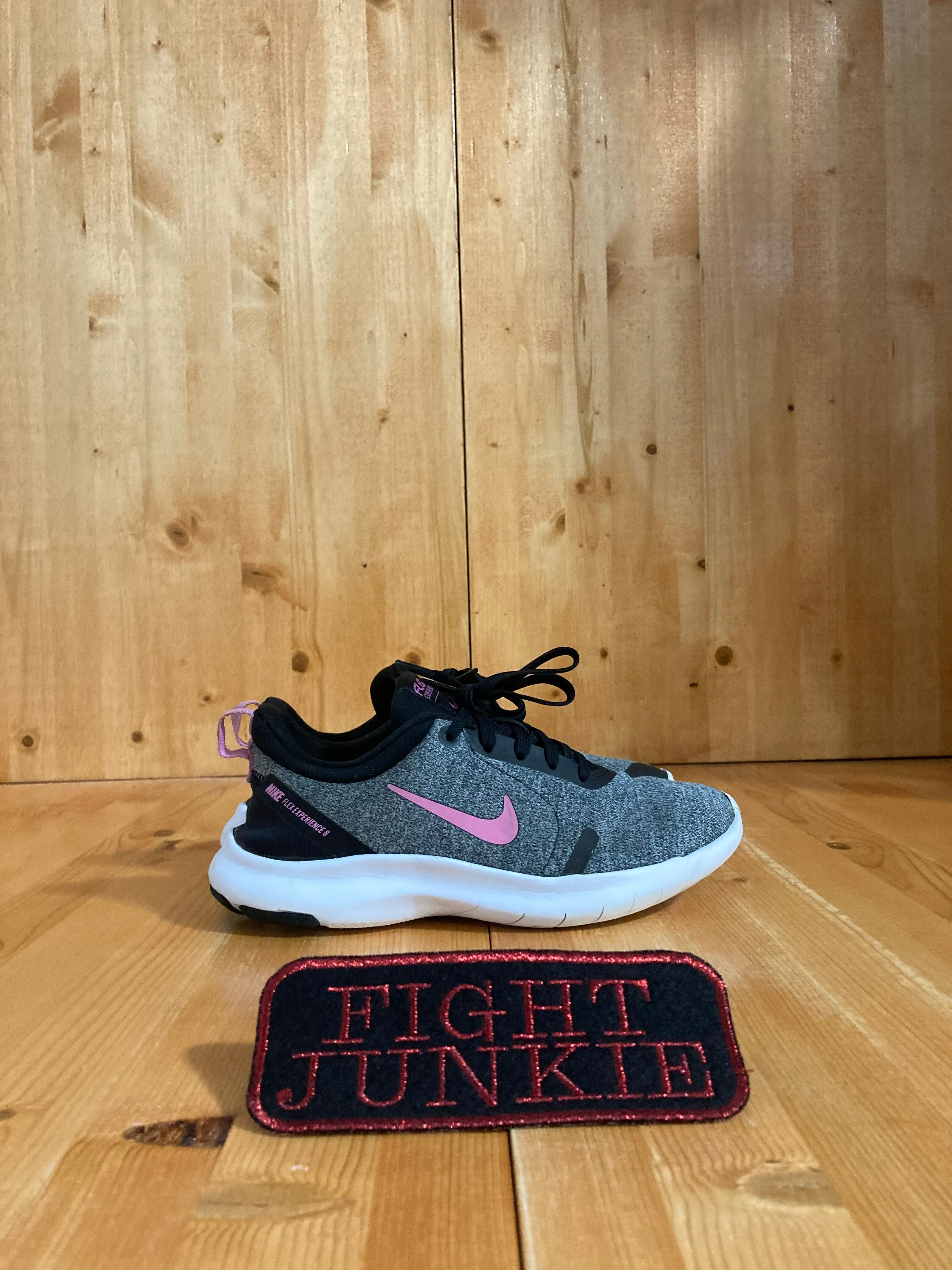 Asics Running Shoes Size 5.5 NIKE FLEX EXPERIENCE 8 Women Size 5.5 Shoes Sneakers Gray & Black AJ5908-003