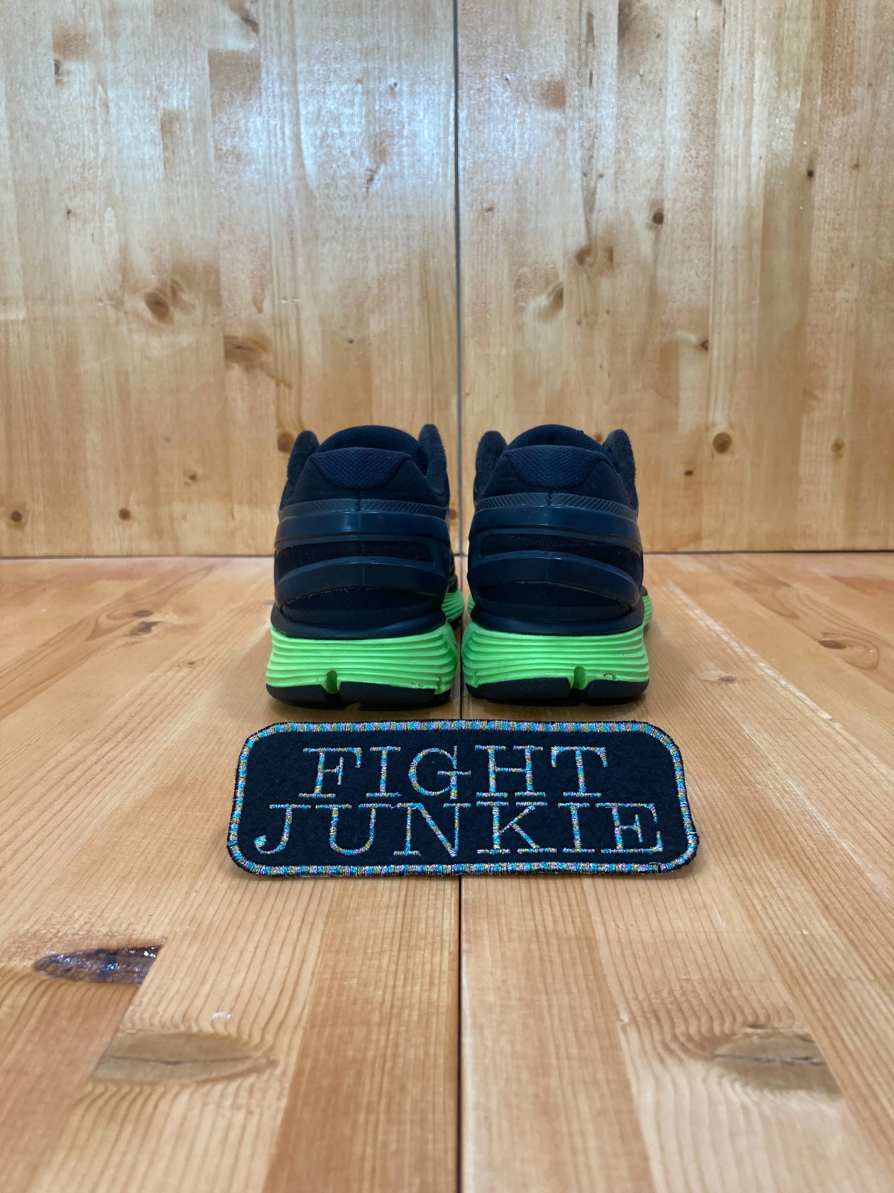 Asics Entry Level Running Shoes NIKE LUNARECLIPSE  2 SHIELD Mens Size 8 Running Training Shoes Sneakers Black & Green 537918-003