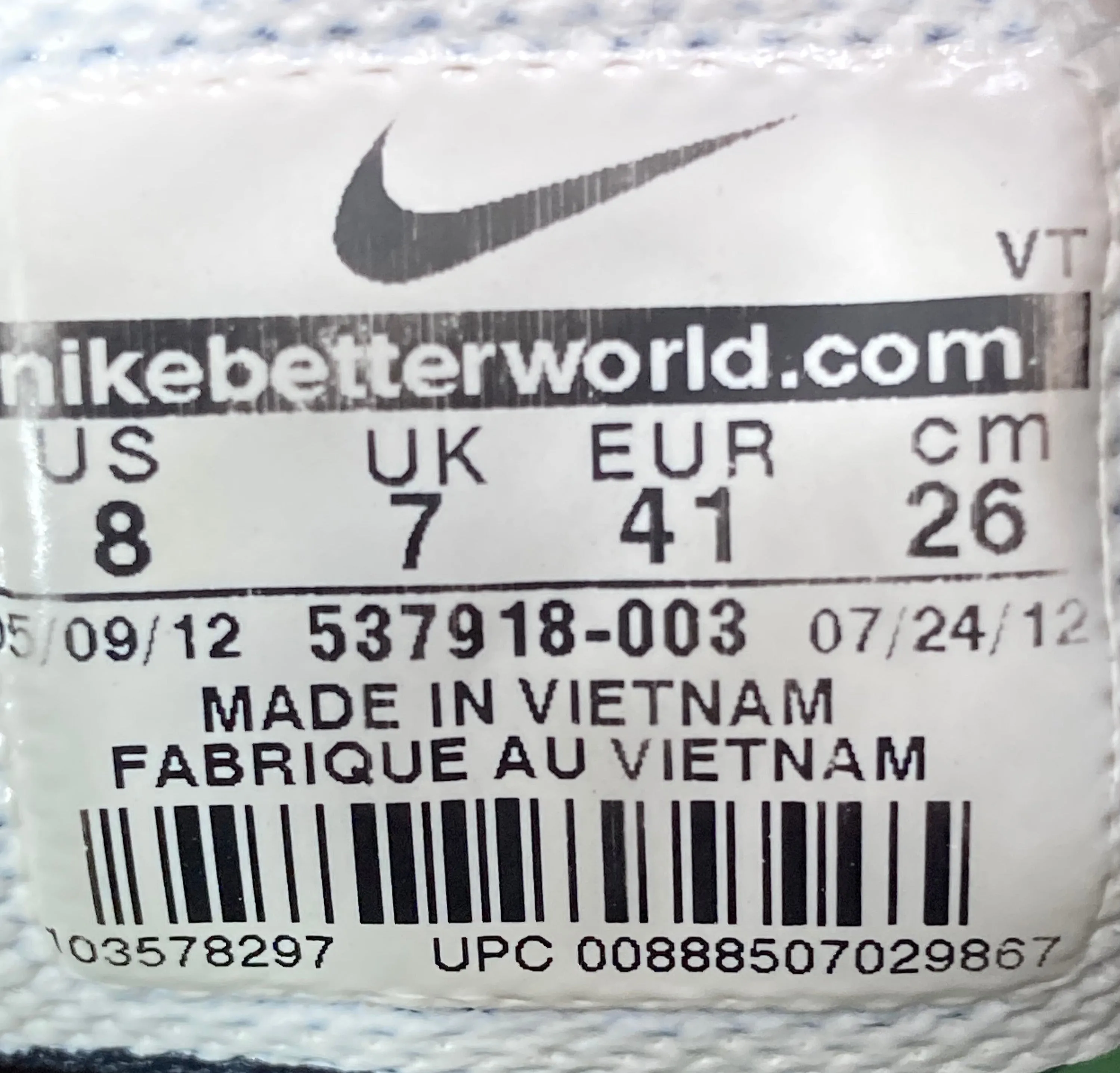 Best Asics Shoes For Squash NIKE LUNARECLIPSE  2 SHIELD Mens Size 8 Running Training Shoes Sneakers Black & Green 537918-003