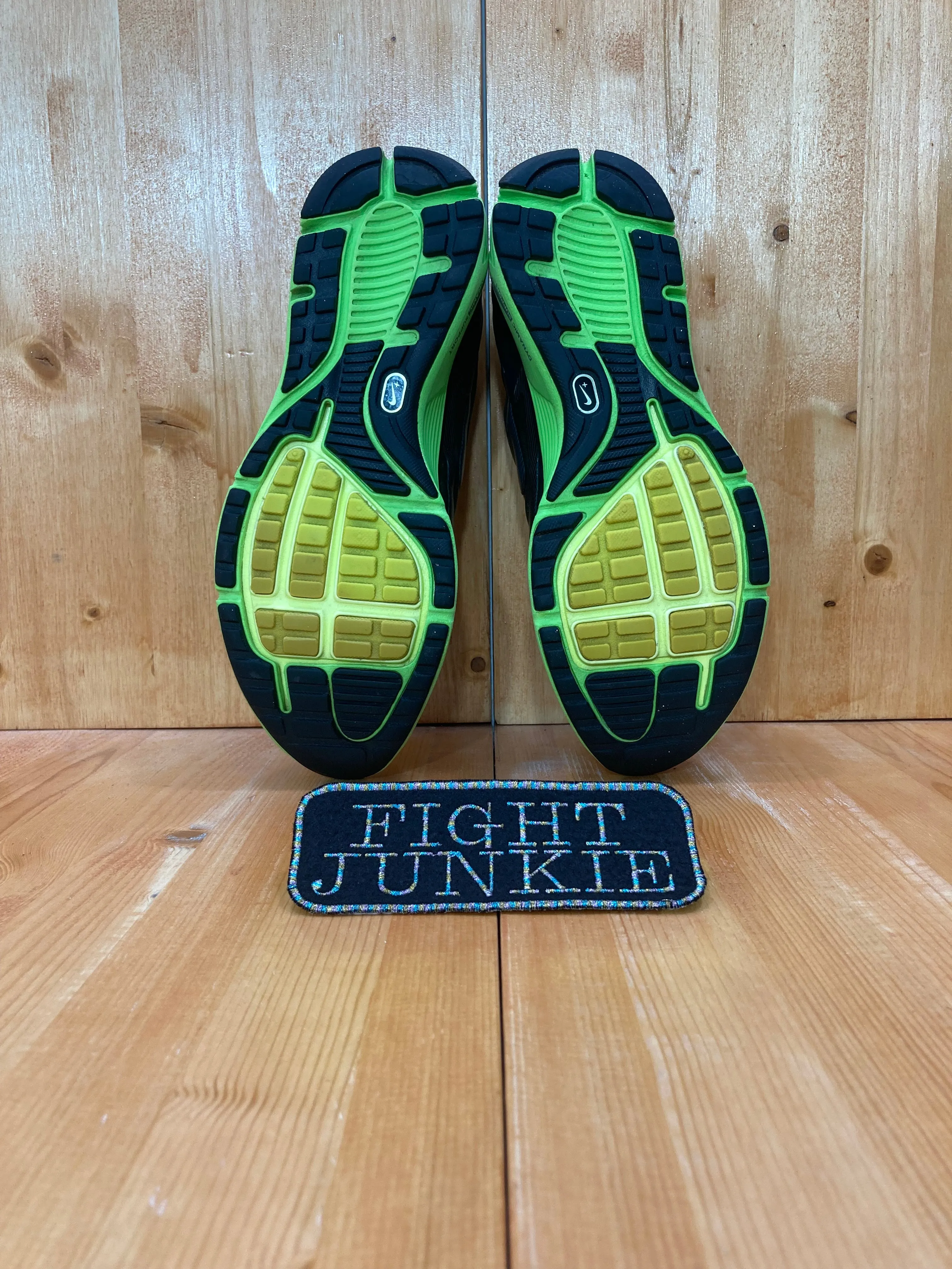 NIKE LUNARECLIPSE  2 SHIELD Mens Size 8 Running Training Shoes Sneakers Black & Green 537918-003 Clearance Asics Shoes