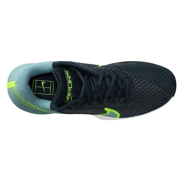 Nike Mens Air Zoom Vapor Pro 2 Clay Tennis Shoes Armory Navy and Volt Lightest Asics Shoes