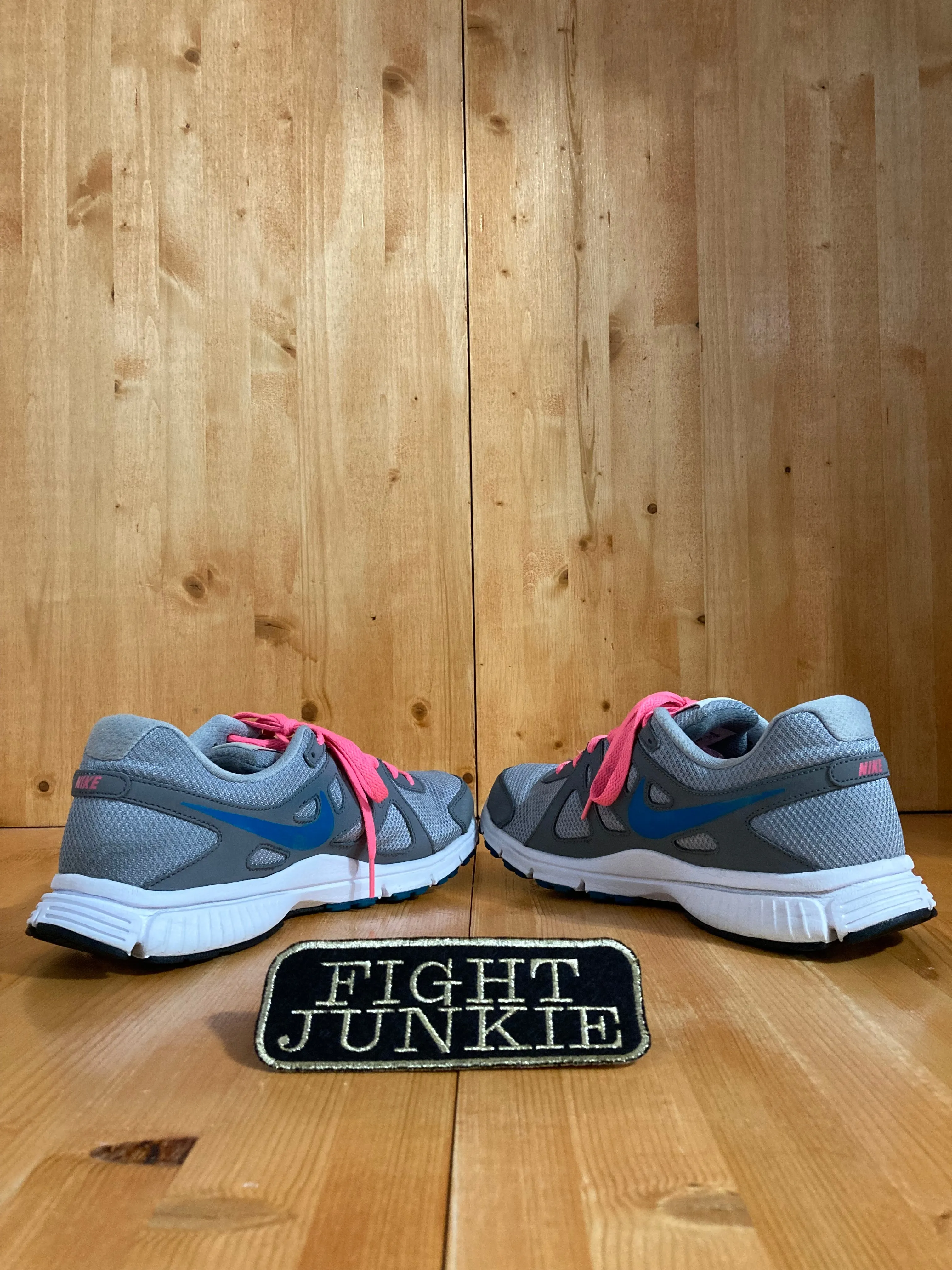 NIKE REVOLUTION 2 Women's Size 12 Running Shoes Sneakers Gray Asics Throwback Shoes