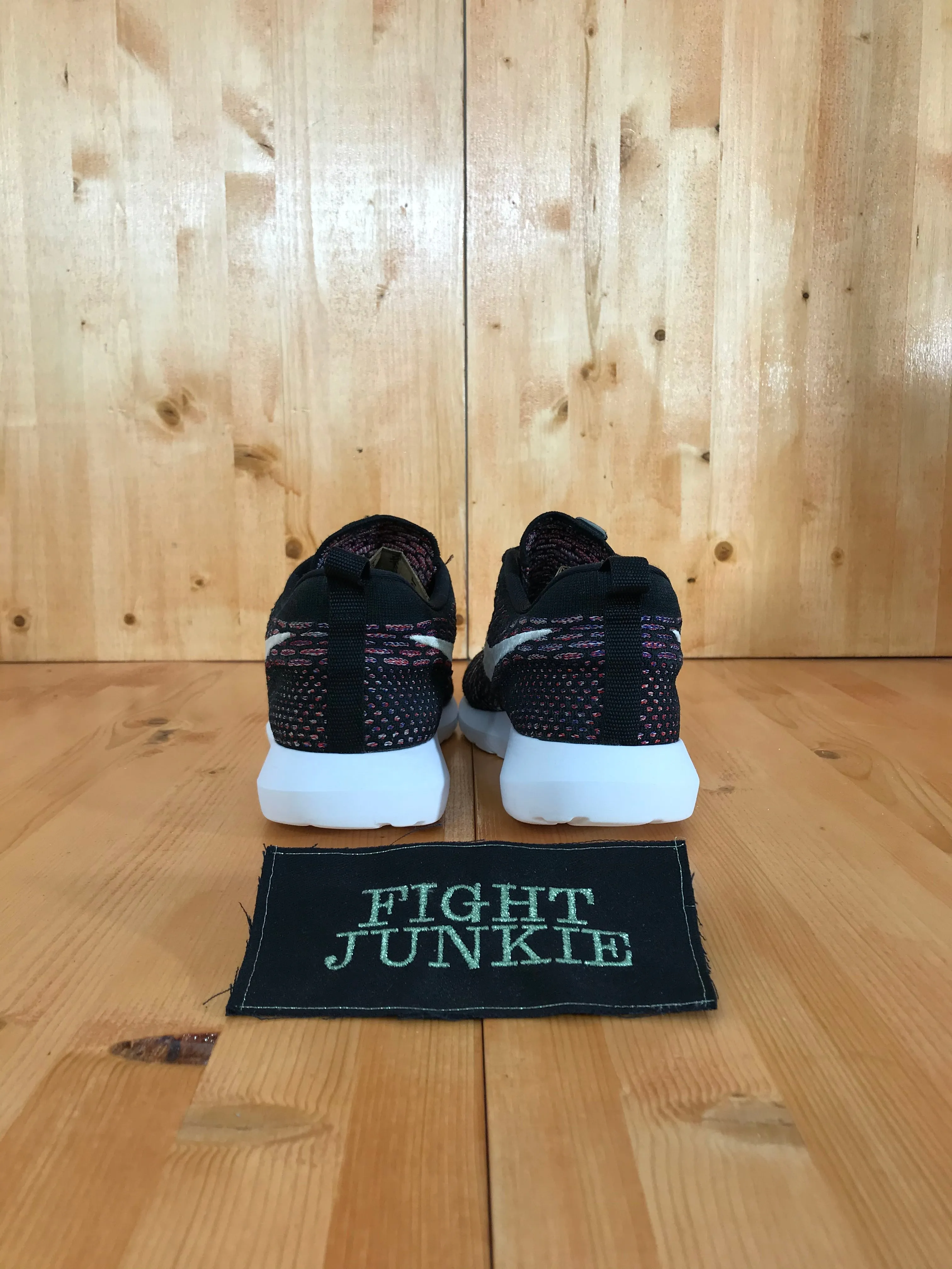 NIKE ROSHE FLYKNIT Men's Size 10.5 Running Shoes Sneakers 677243-016 Asics Shoes Gel Nimbus 17