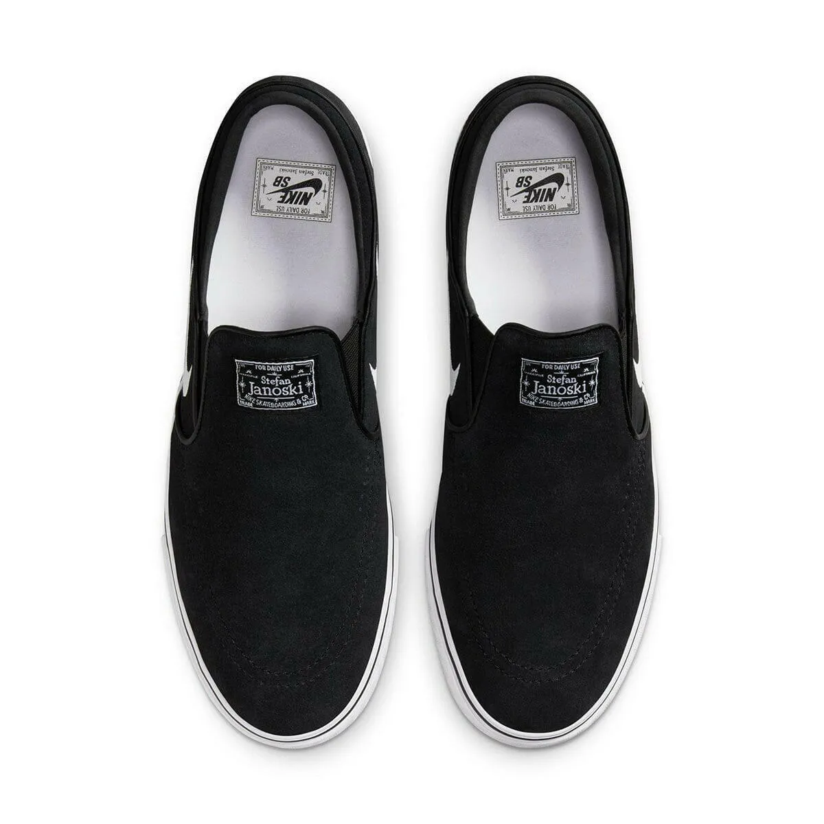 Nike SB - Janoski  Slip On Shoes Black/White Valentine Asics Shoes
