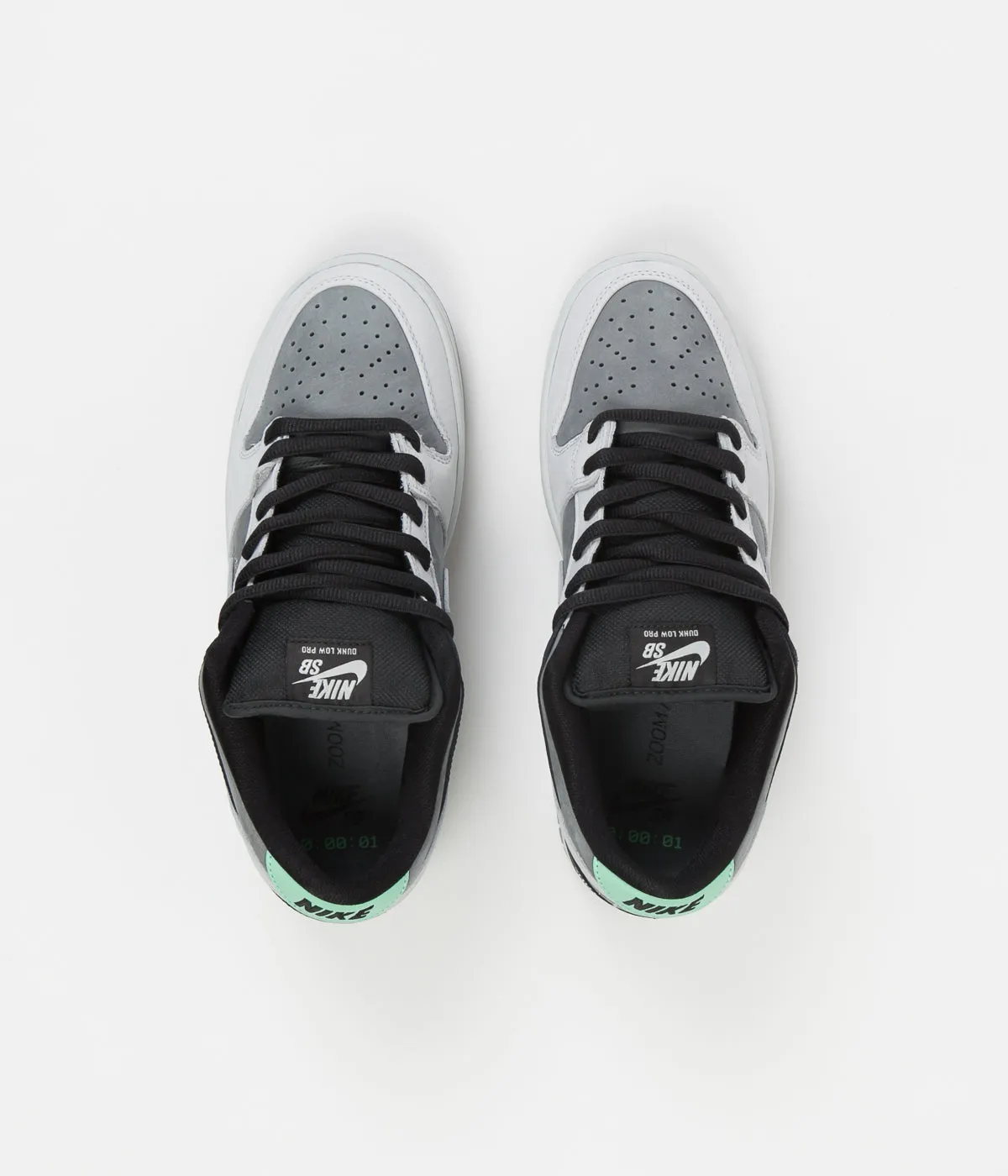 Nike SB Orange Label 'VX1000' Dunk Low Pro Shoes - Smoke Grey / Pure Platinum - Off Noir Asics Running Shoes Black