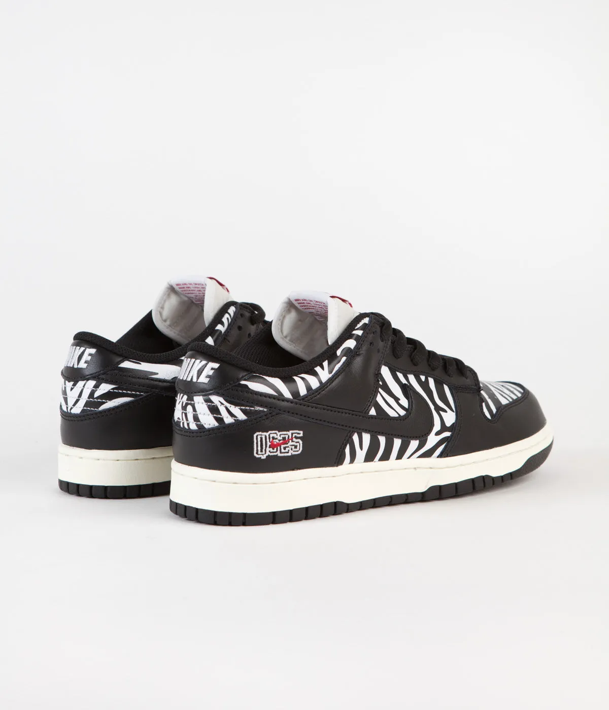 Nike SB x Quartersnacks Dunk Low OG Shoes - Black / White Asics Gel Peake Cricket Shoes India