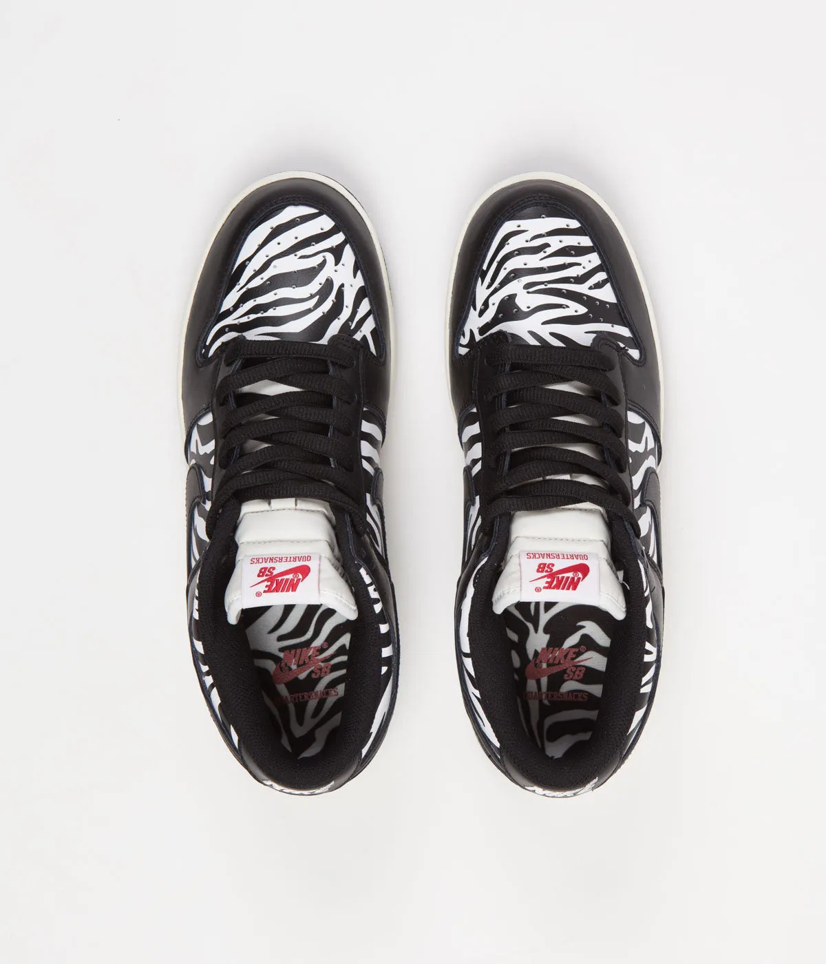 Asics Shoe Pronation Chart Nike SB x Quartersnacks Dunk Low OG Shoes - Black / White
