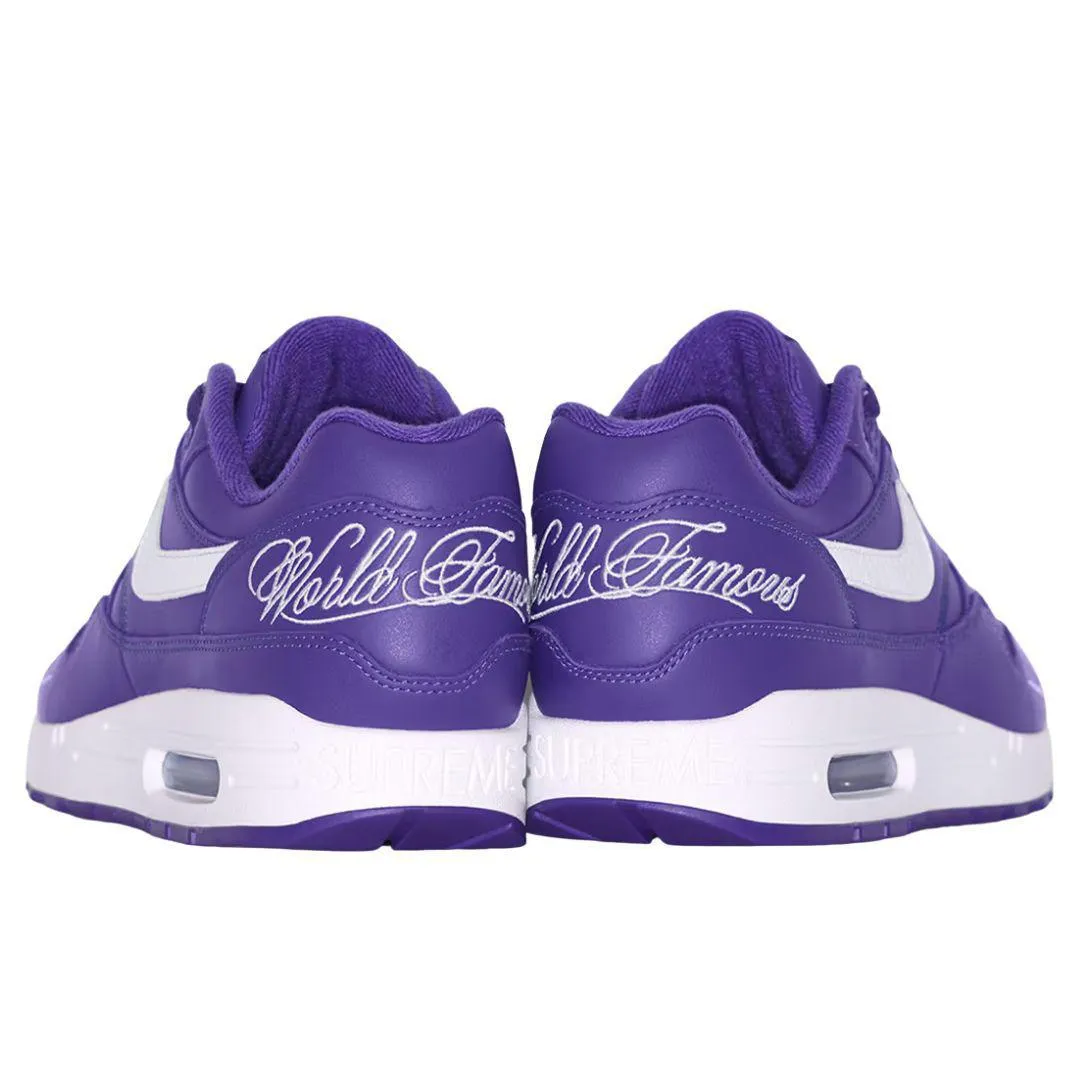 NIKE X SUPREME AIR MAX 1 '87 SP VARSITY PURPLE Asics Dynamic Duomax Shoes