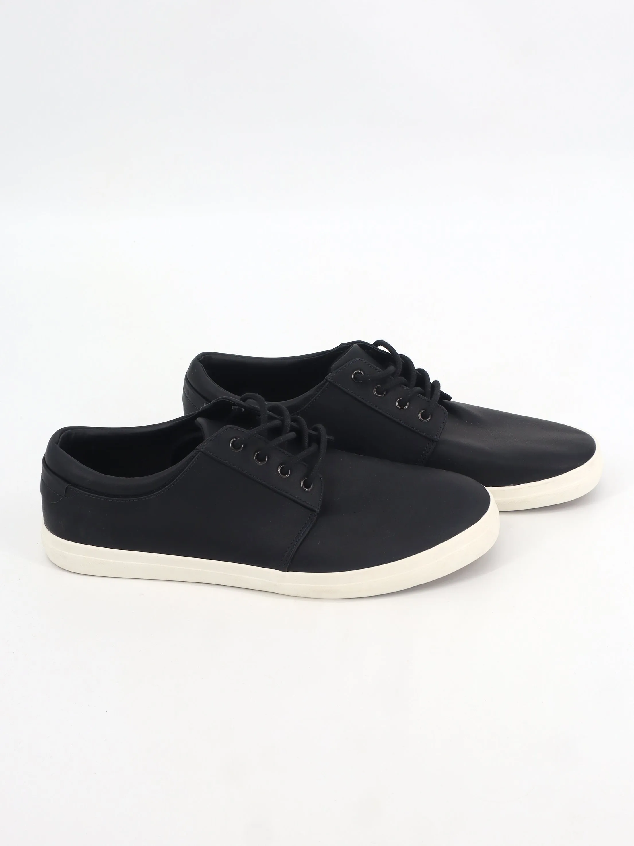 Men's Leather Casual Shoes,Black Lacoste Misano Elastic Slip On Casual Shoes