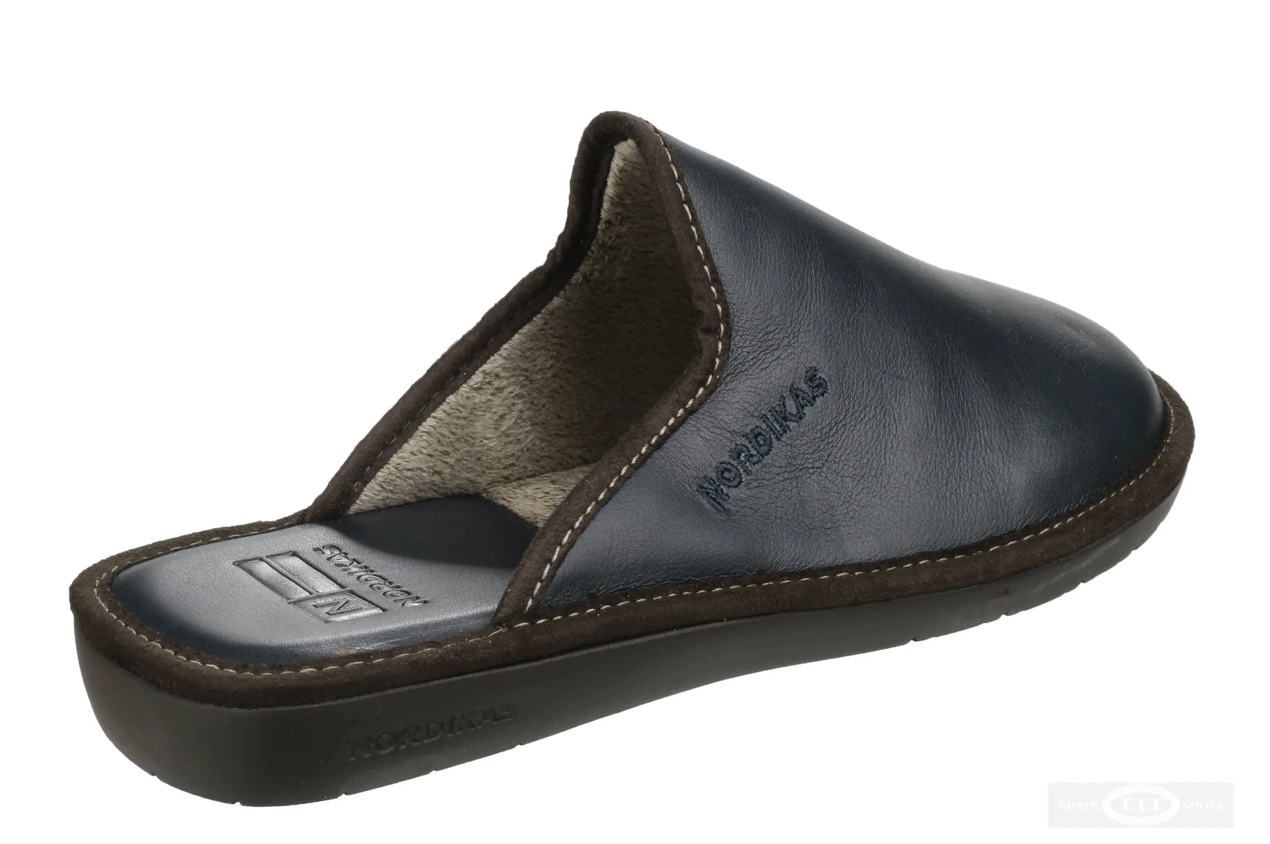 Eva Sole Slippers Sale Nordikas Neil 131 Mens Leather Mule Slipper