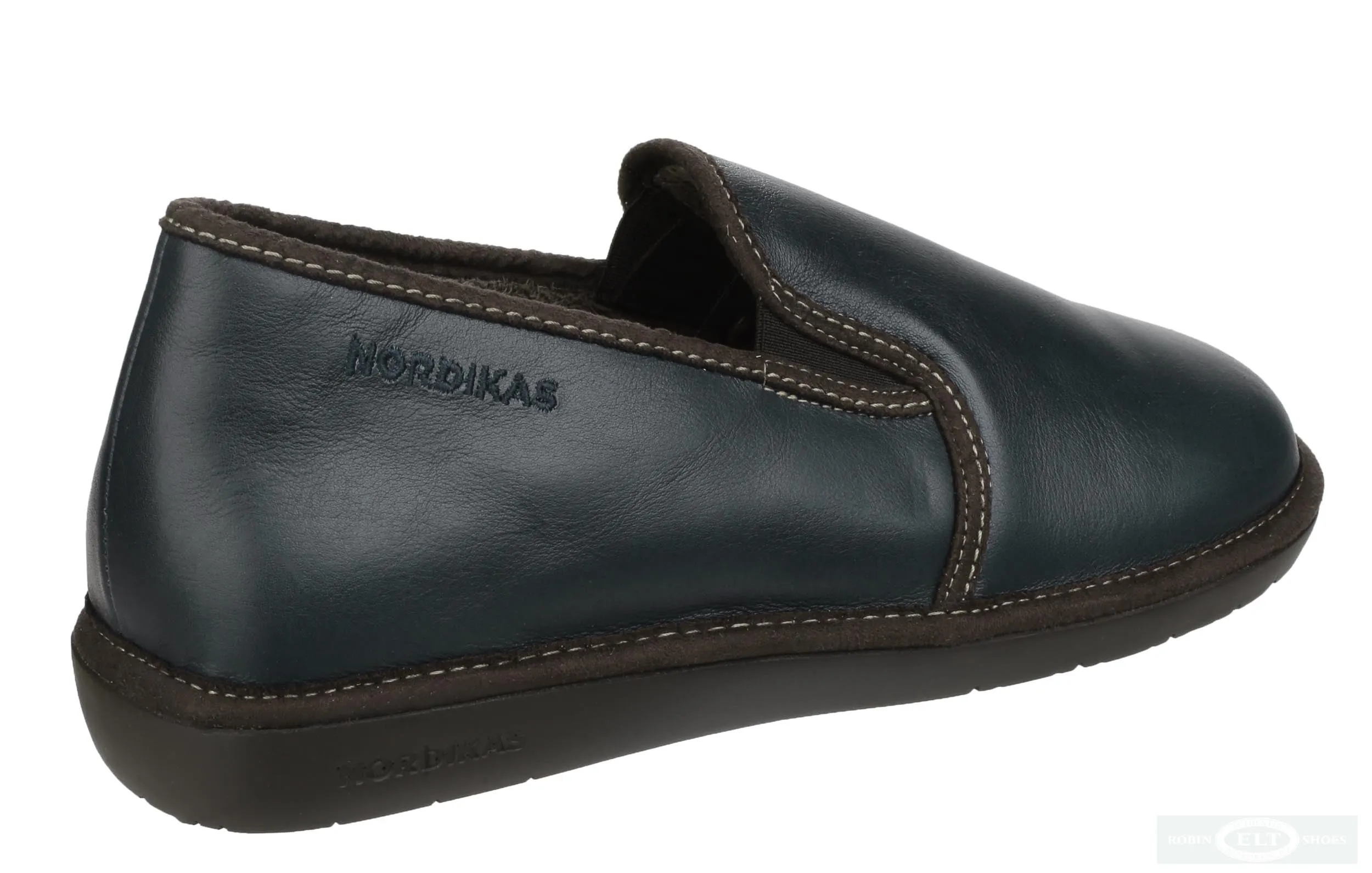Nordikas Norris 663 Mens Full Leather Slipper Bridal Slippers For Getting Ready