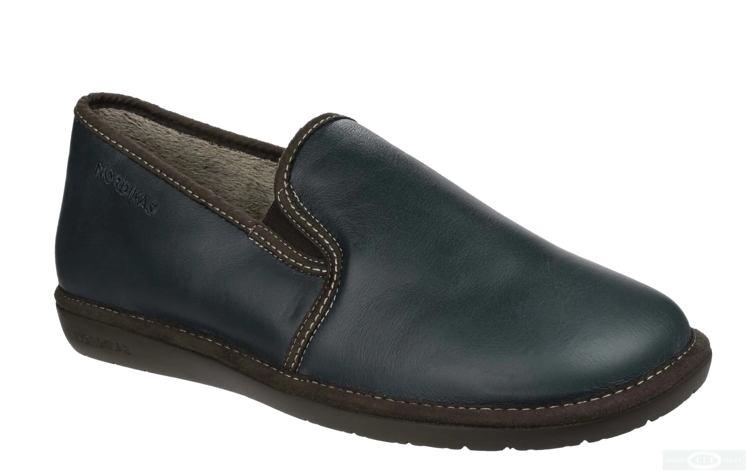 Slippers Tasman Lta Nordikas Norris 663 Mens Full Leather Slipper