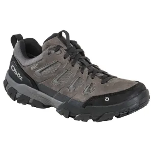 Oboz Sawtooth X Low Charcoal Waterproof Hiking Shoe (Men's) Hiking Shoes That Feel Like Sneakers