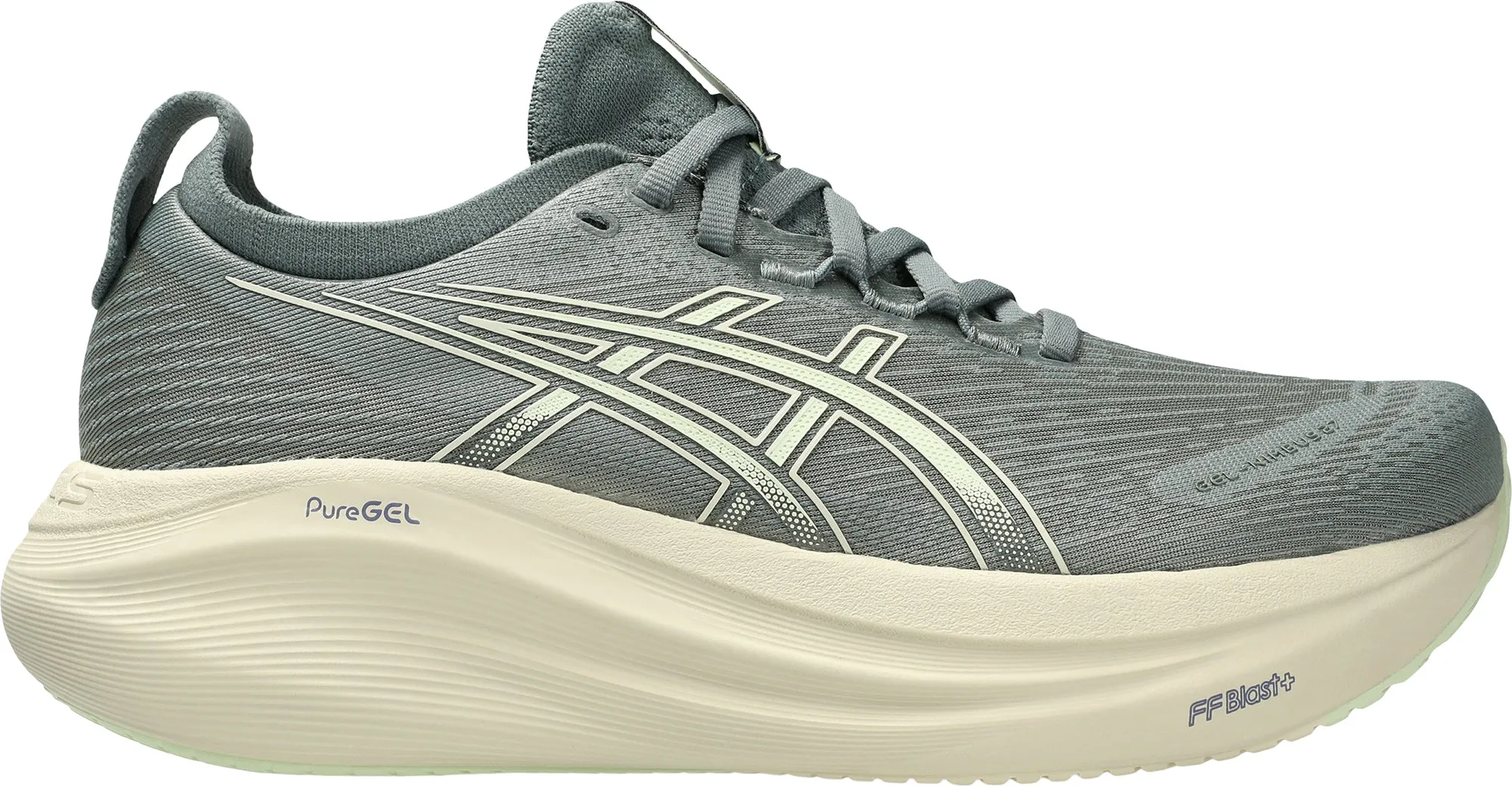 Asics Gel Nimbus 27 Womens Running Shoes - Grey Asics Golf Shoes Waterproof