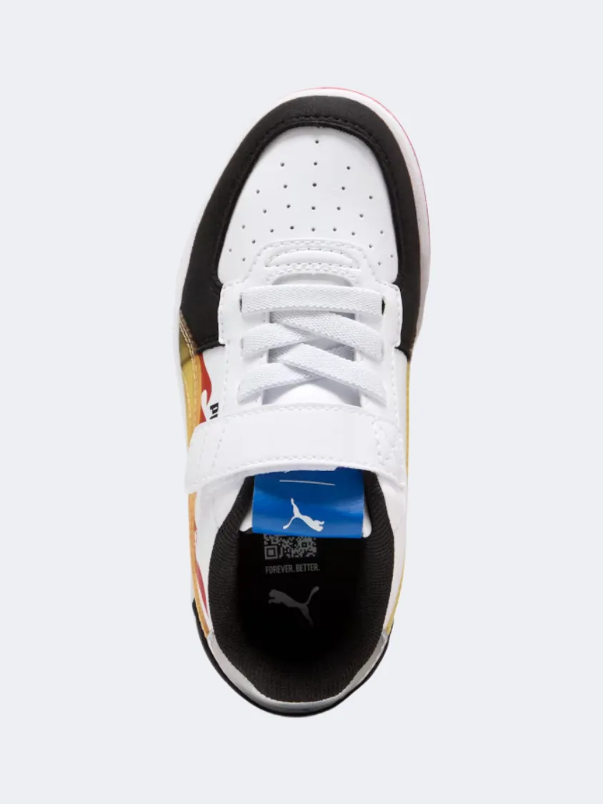 Dhoni Asics Shoes Puma X Hot Wheels Caven 2.0 Boys Lifestyle Shoes Black/Red