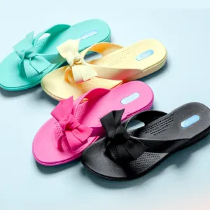 Oka-B Kira Women's Flip Flops with Bow Altra Shoes Waterproof