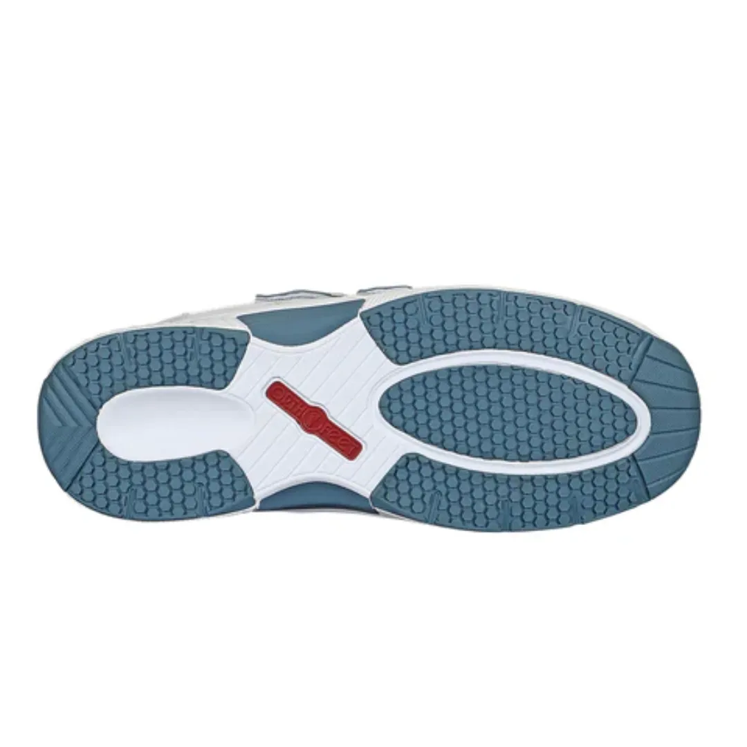 Orthofeet - Men - Alamo - White Comfortable Dress Casual Shoes