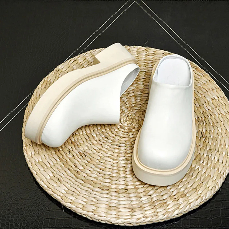 Ostranuxe Velcro Sandals Waffle One Leather Casual Shoes