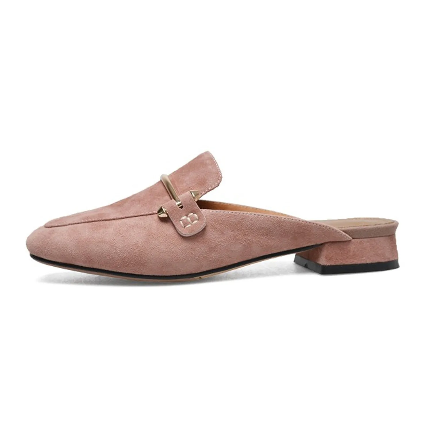 Women Casual Low Heel Mules Shoes Casual Guys Shoes