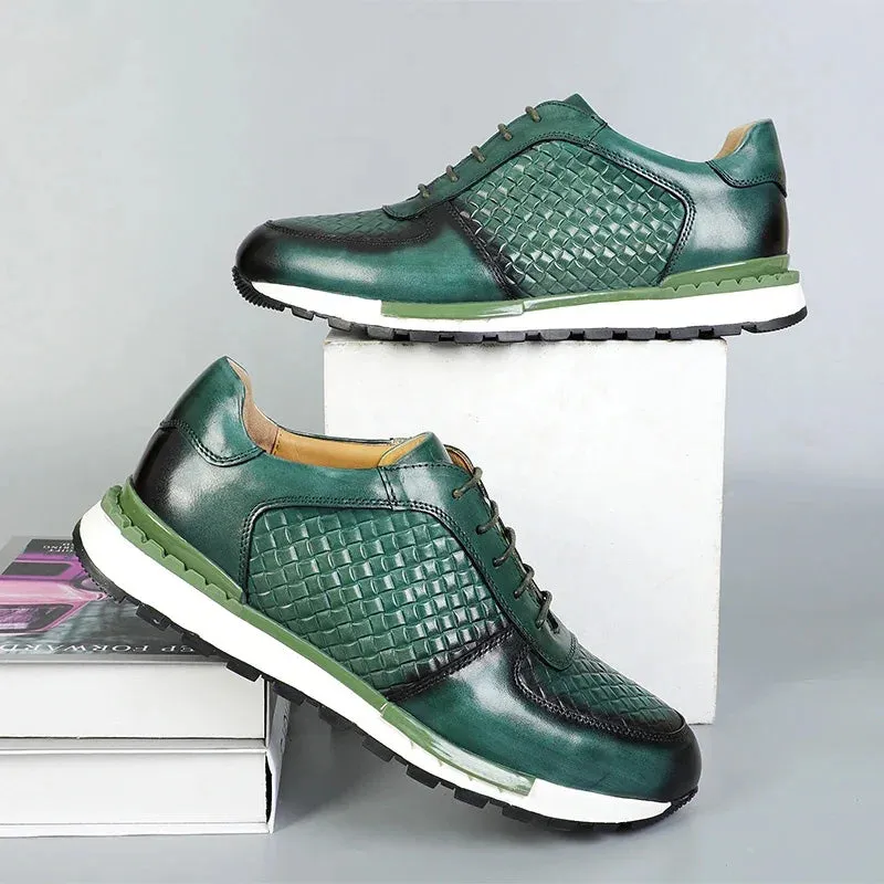 Croctex Opulessa Lace Elegance Tan Leather Casual Shoes