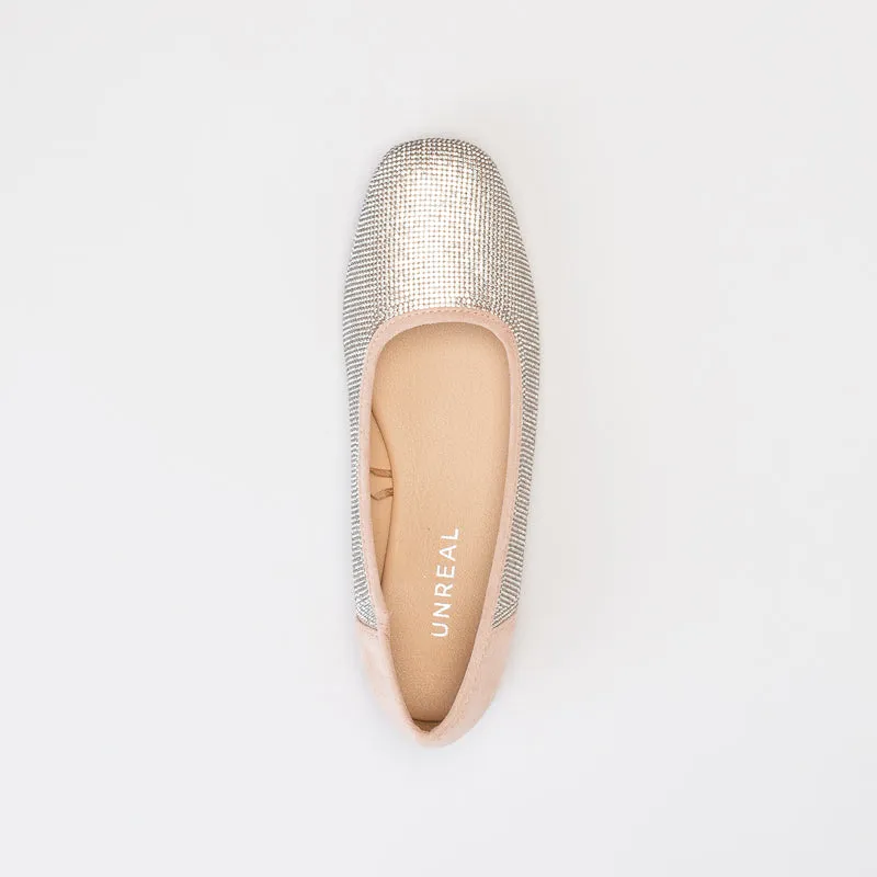 Unreal Women Diamante Pump _ 150837 Jellypop Flat Shoes