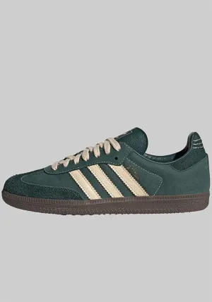 Women's Samba OG - Mineral Green Adidas Sequin Shoes
