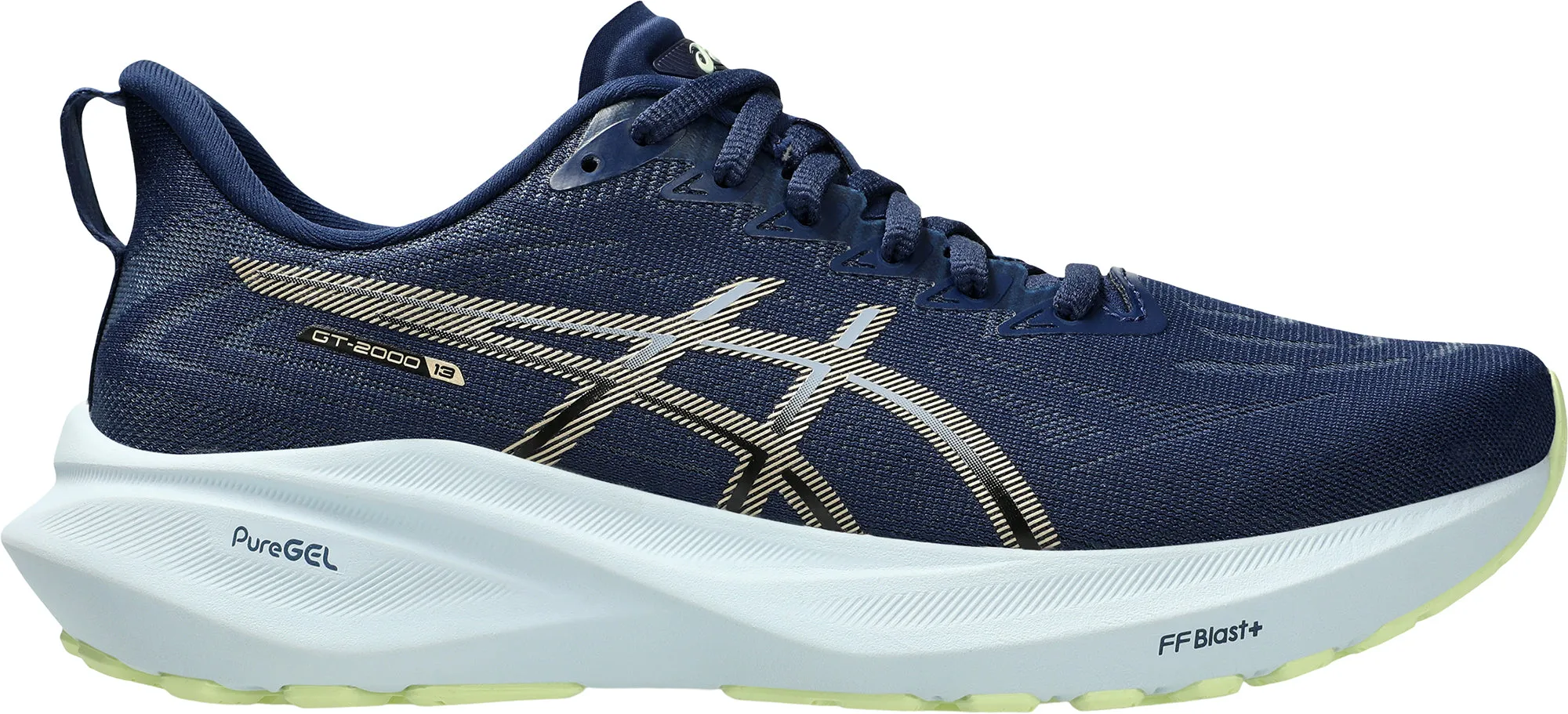 Asics GT 2000 13 Womens Running Shoes - Navy Best Asics Shoes For Walking And Running