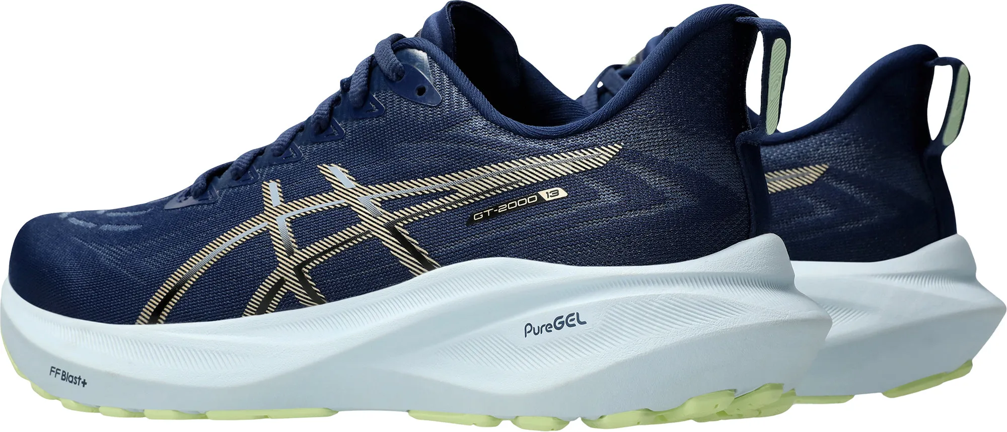 Asics GT 2000 13 Womens Running Shoes - Navy Asics Olympic Wrestling Shoes