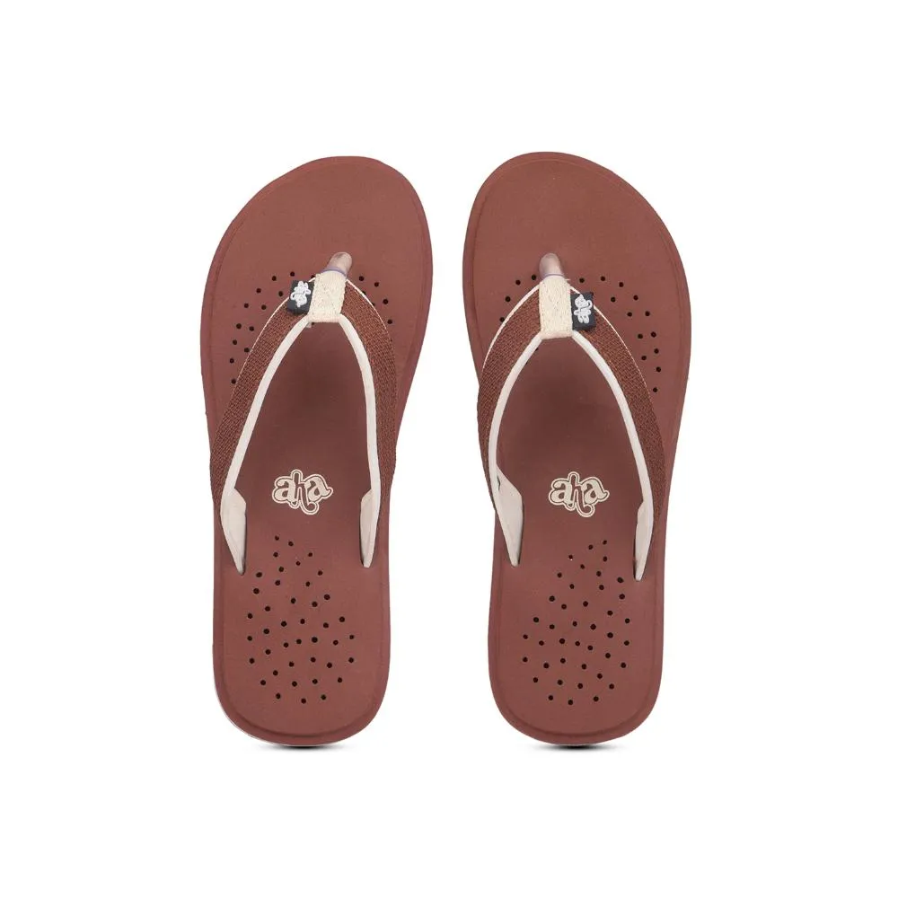 Sports Sandals A-HA Casual Brown Flip Flop For Men CFL-1 By Liberty