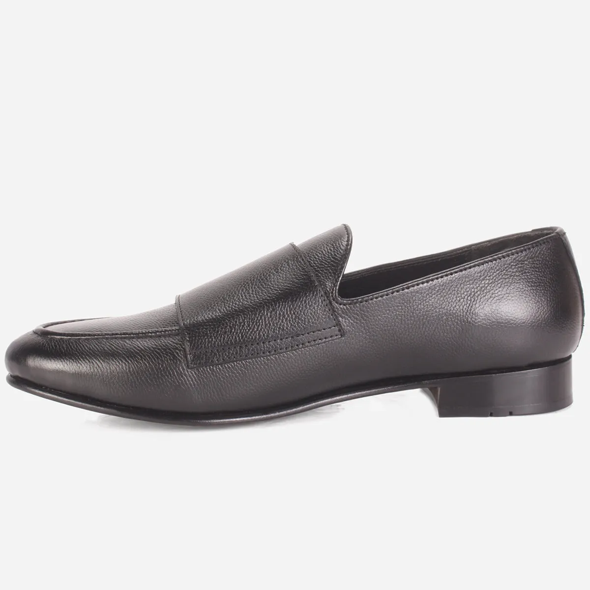 Mens "CARLOS" Leather Monk Straps Formal Shoes Roger Vivier Flat Shoes